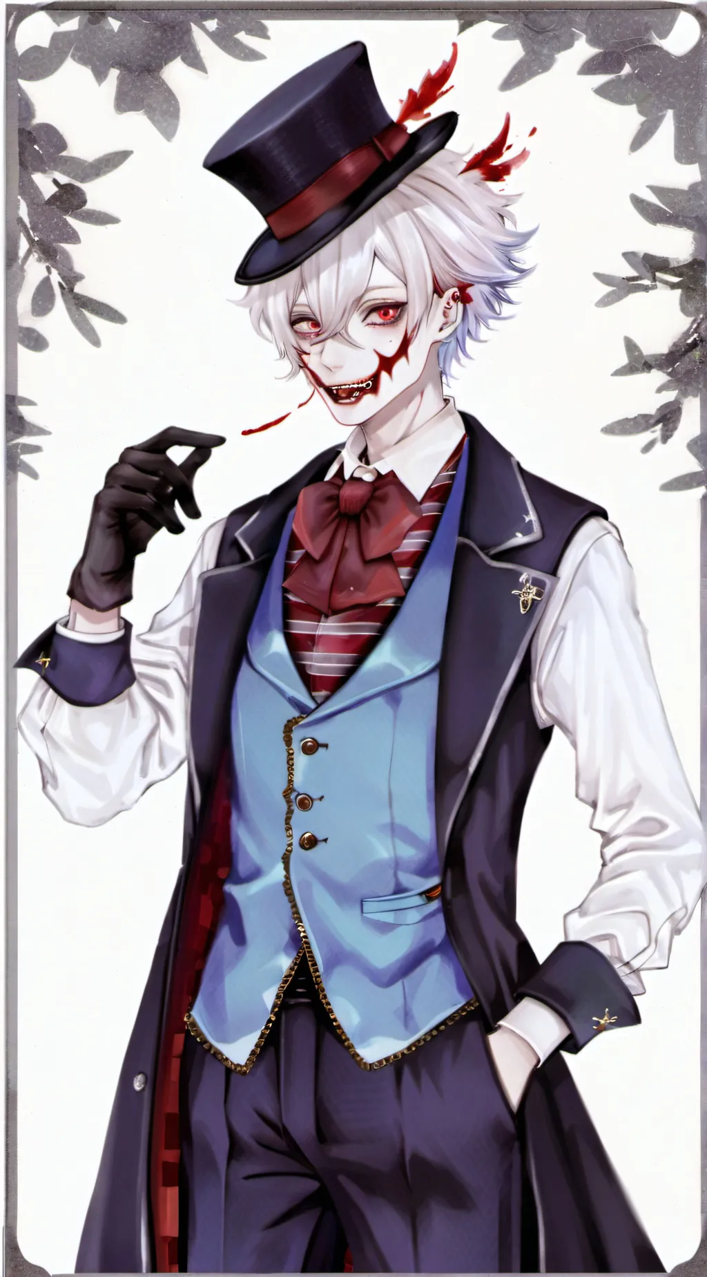 ai character: 🦌📺🚬 own your soul background