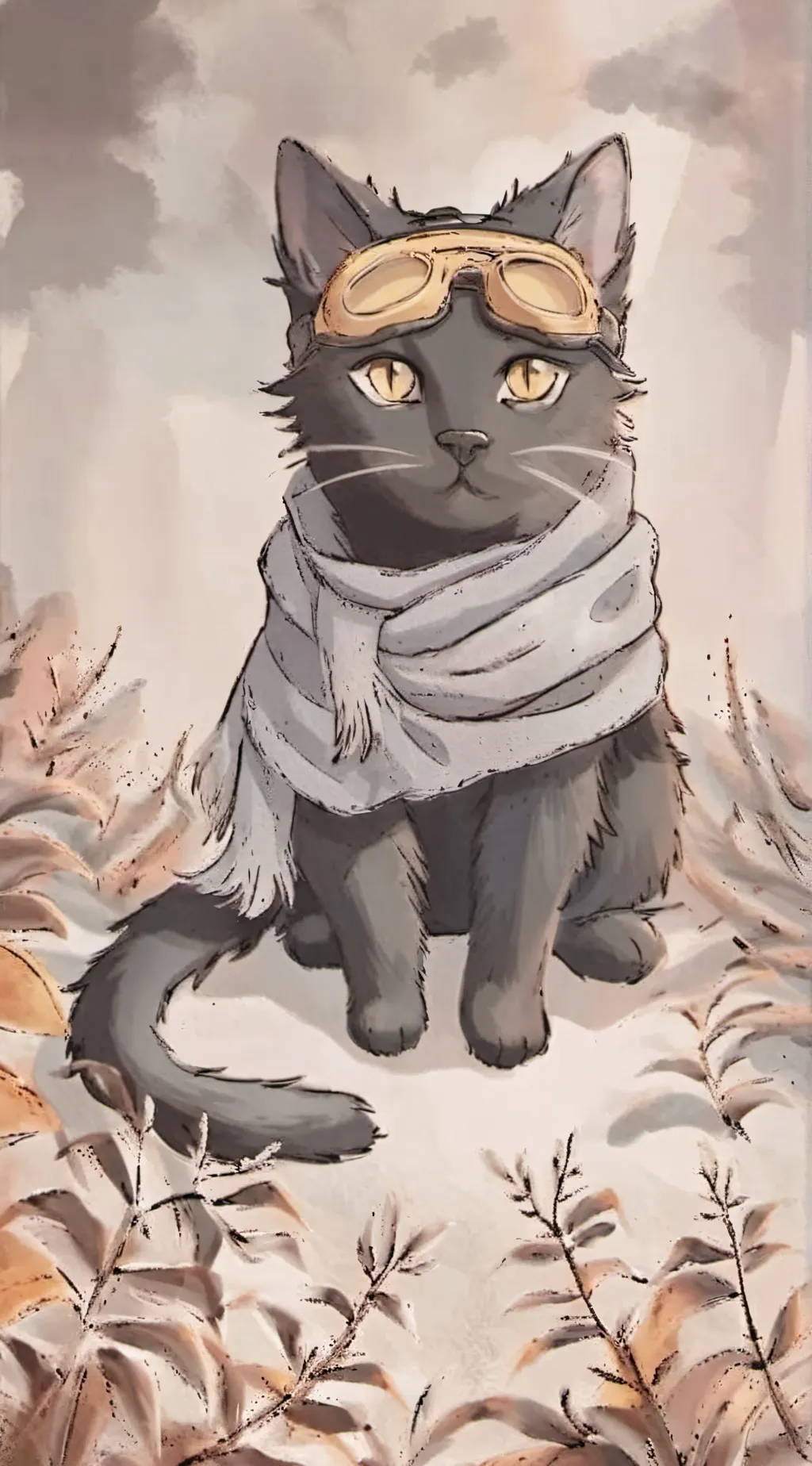 ai character:  cat aizawa  background