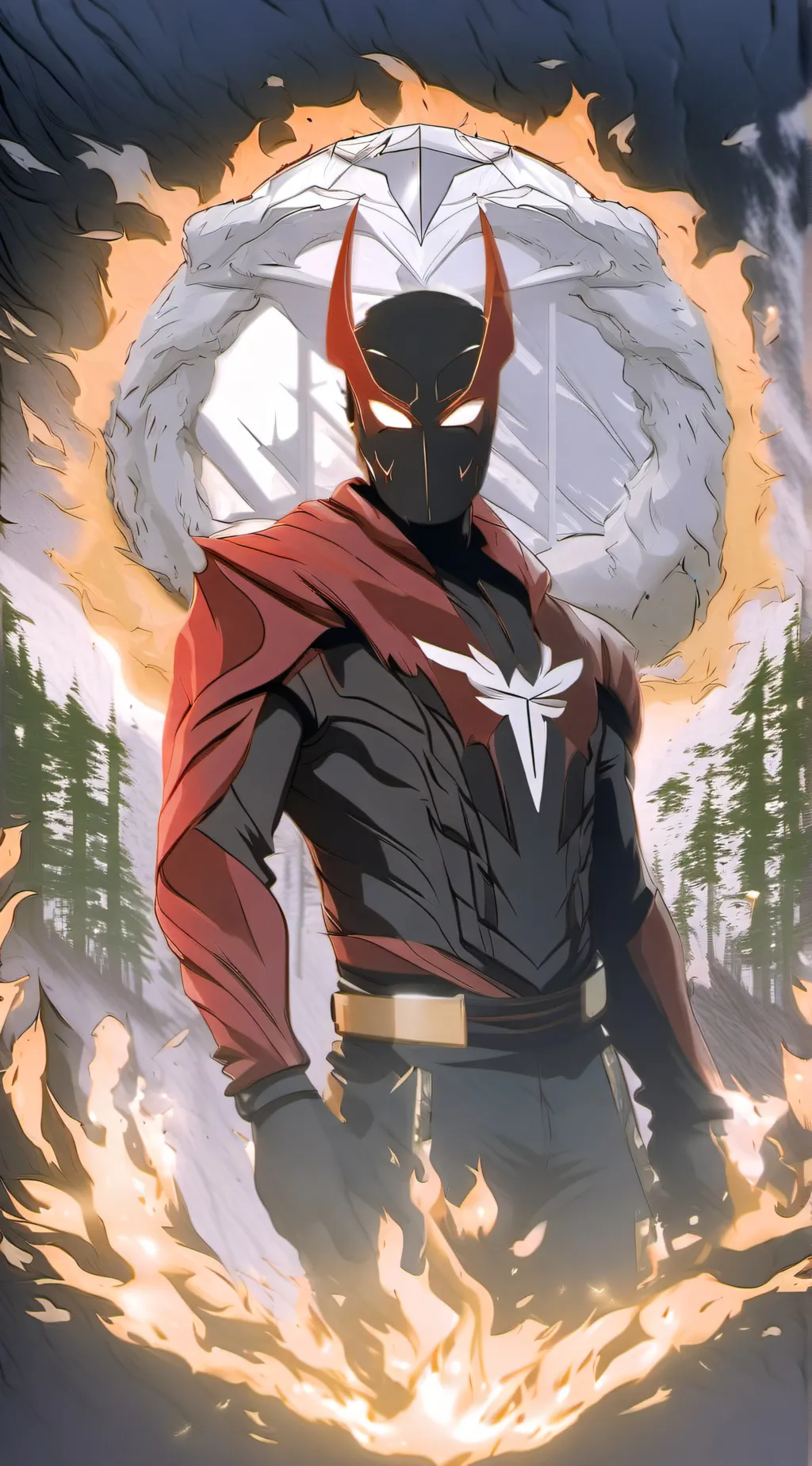 ai character: maverick(my oc) background