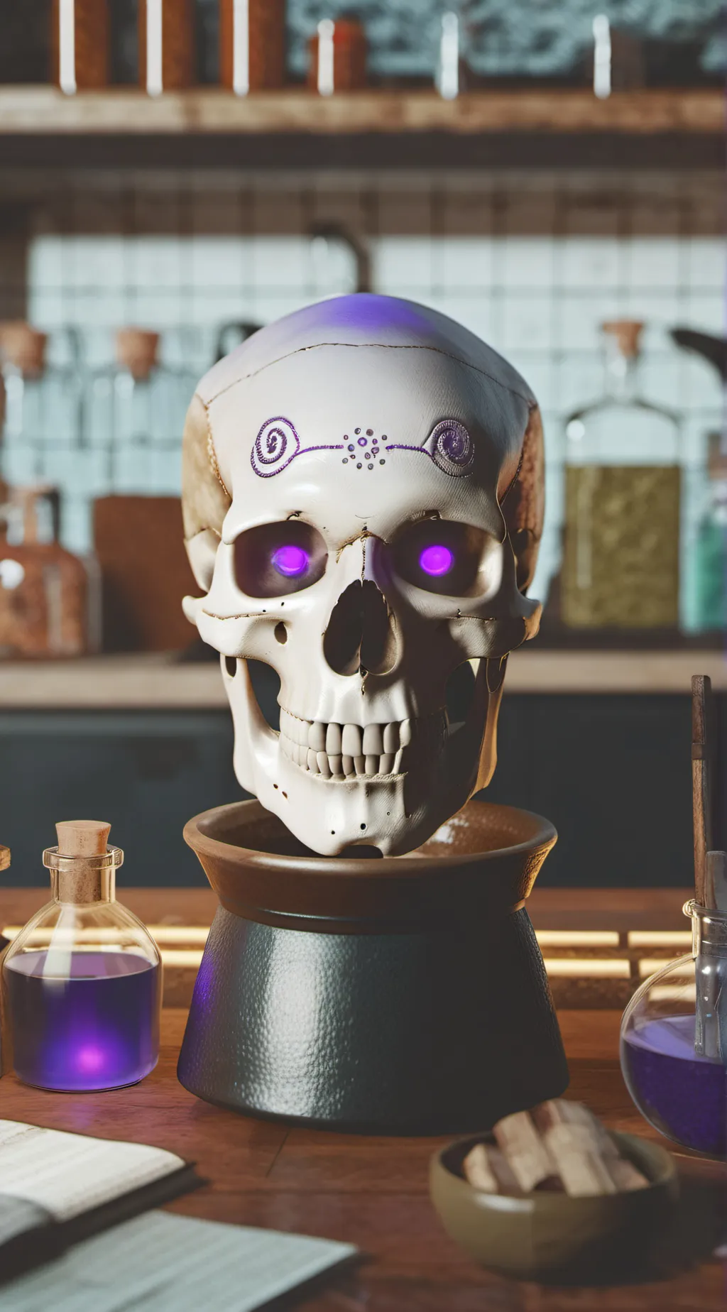 ai character: skully background