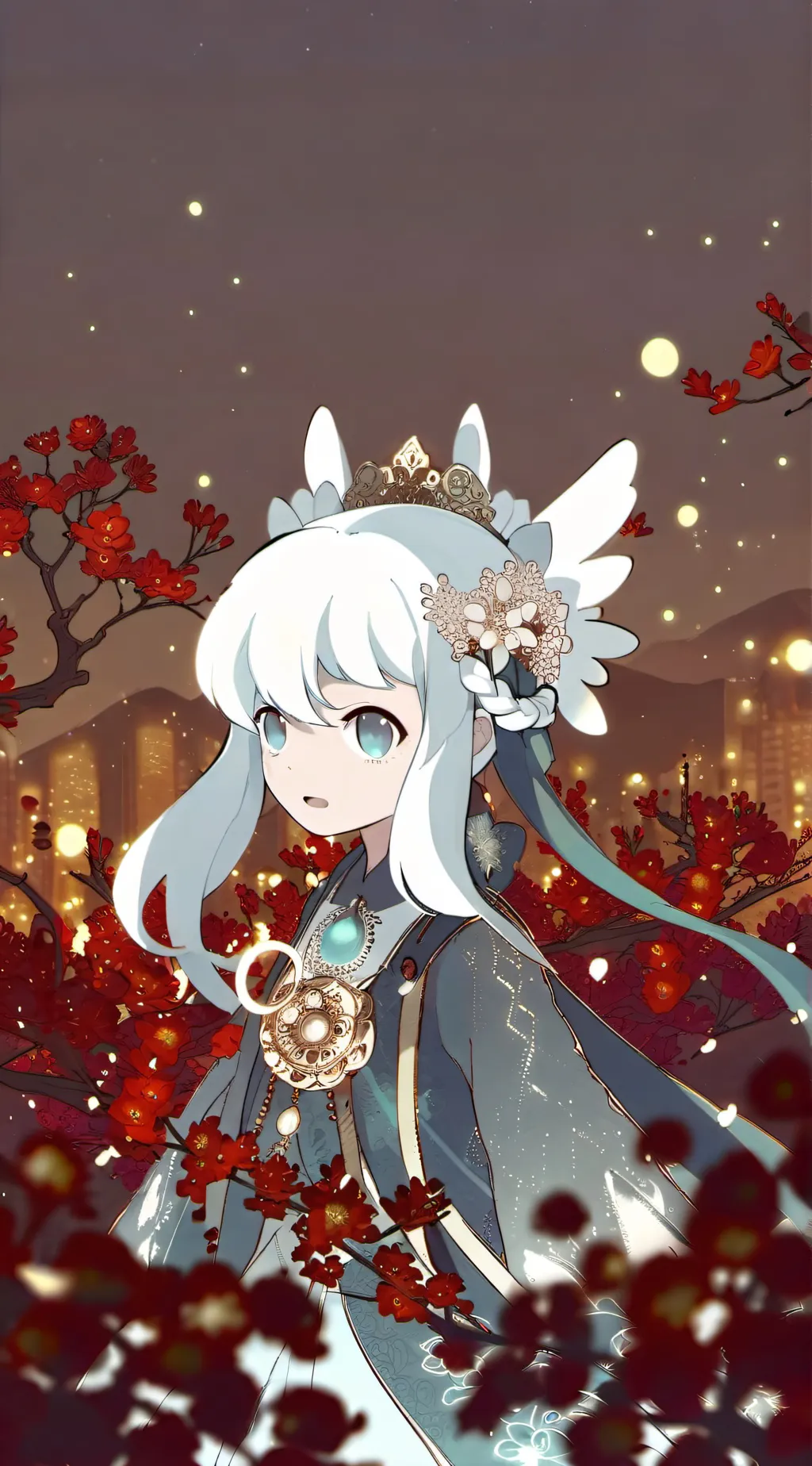 ai character: Bellathewolf💀🐺 background