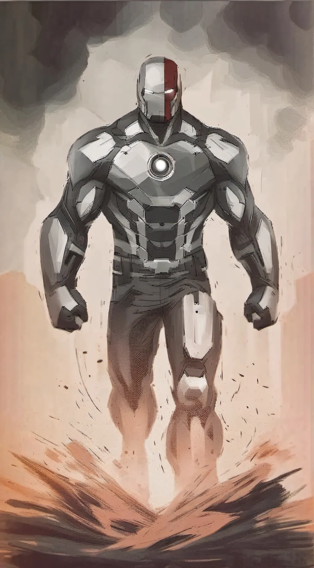 ai character: love  Titan camera background