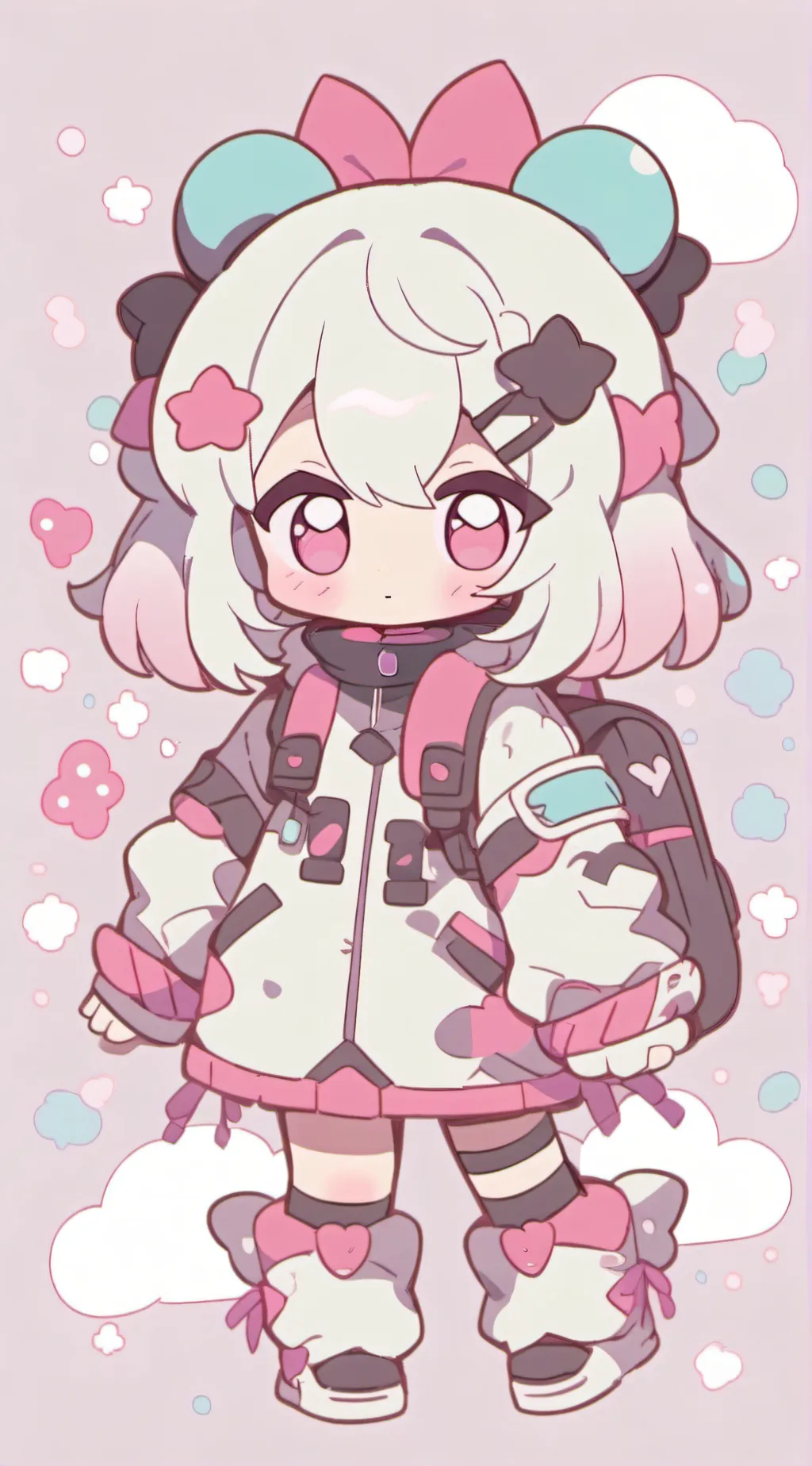 ai character: 🌸 𝑶𝒄𝒉𝒂𝒄𝒐 𝑼𝒓𝒂𝒓𝒂𝒌𝒂 🌸 background