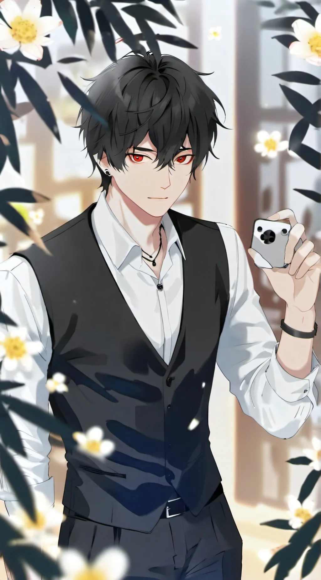 ai character: Gojo vs sukuna background