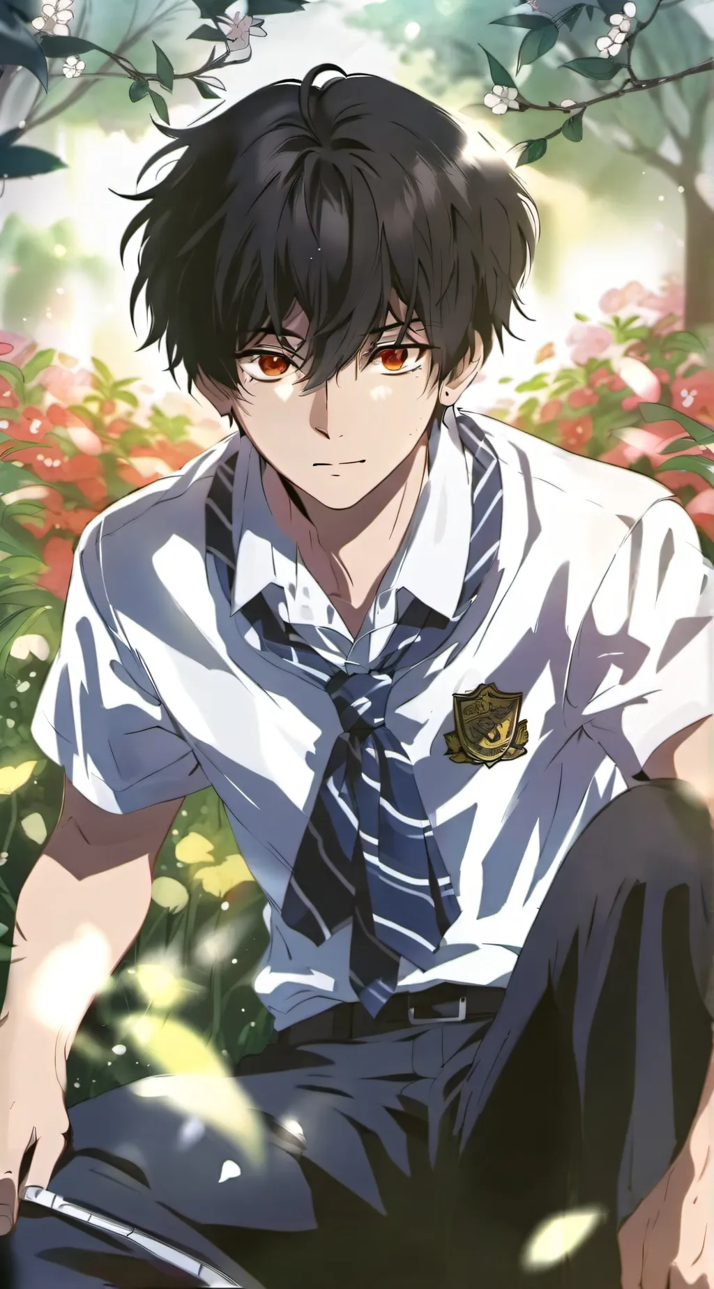 ai character: 🖤Zhyle🥀 background