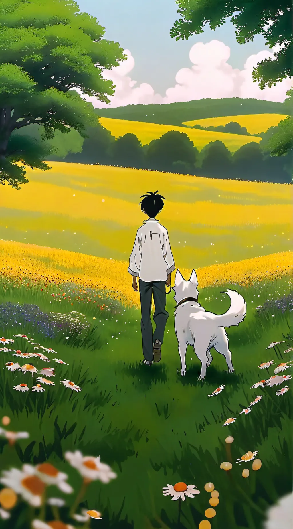 ai character: dogday x catnap background