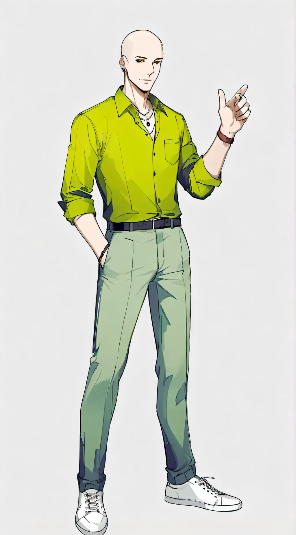 ai character: baldi background