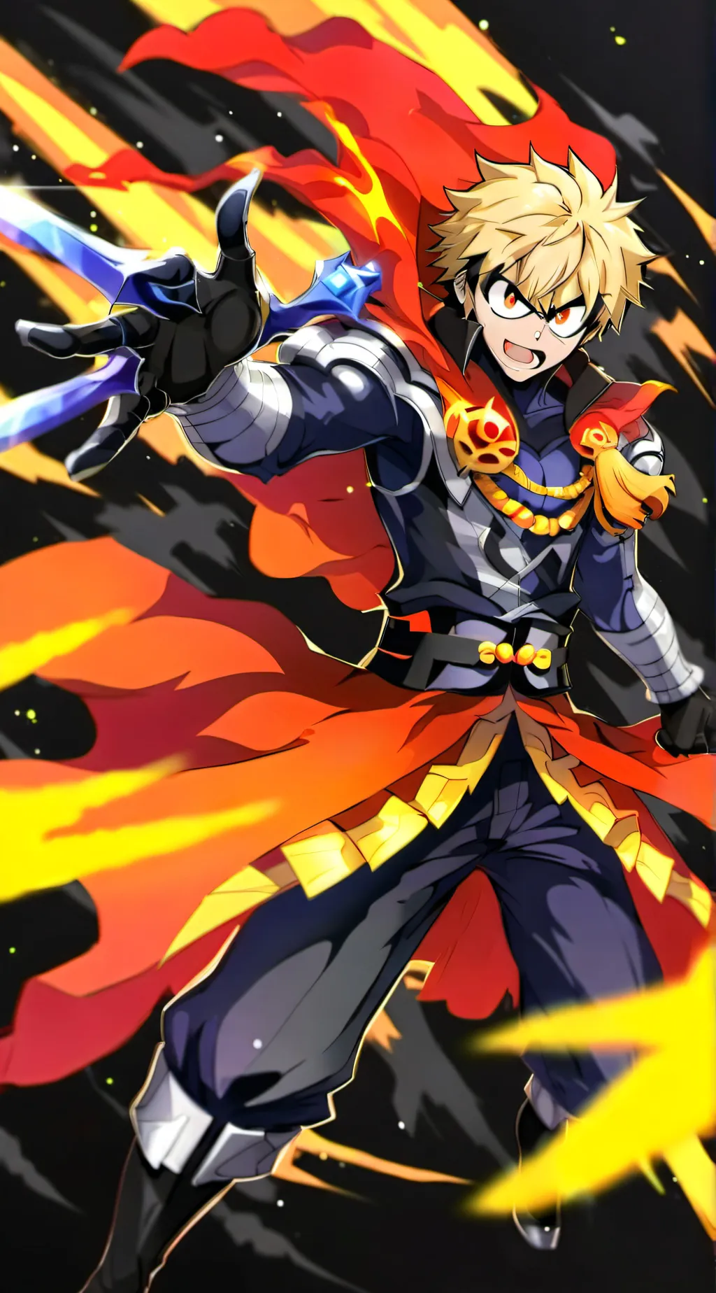 ai character: Bakugo Katsuki  background