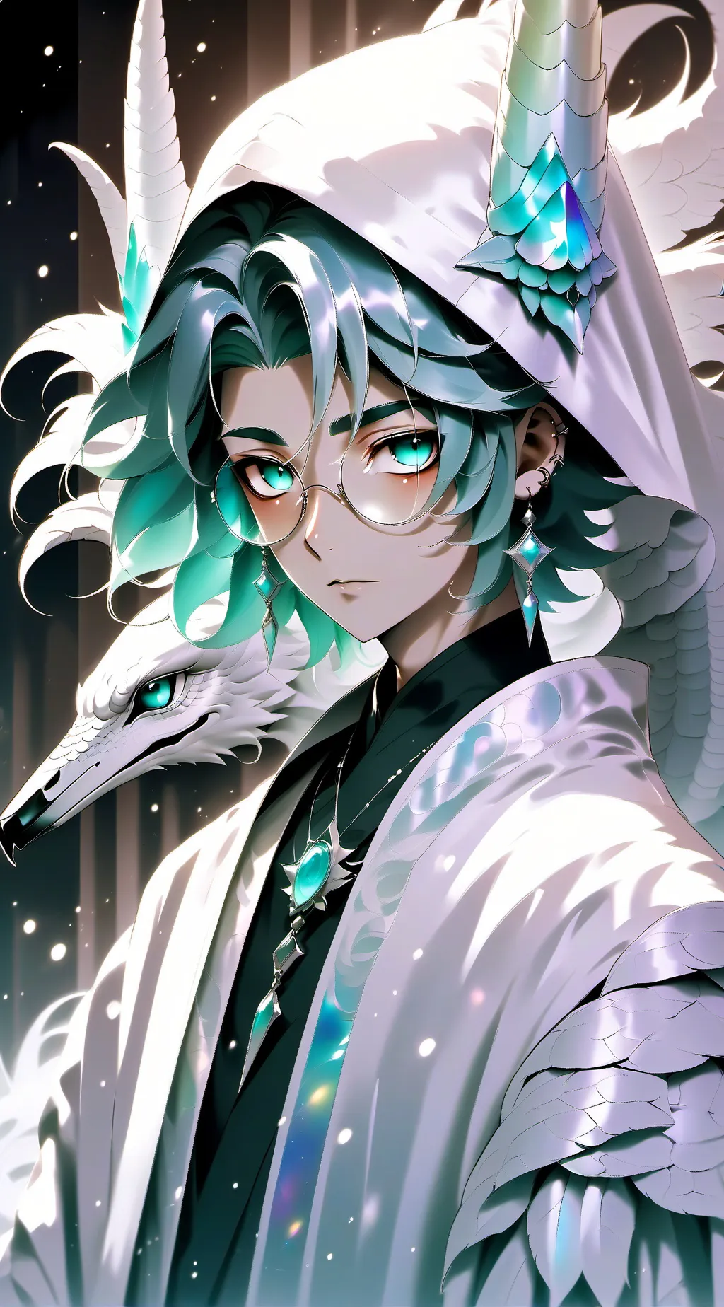 ai character: dragon academy background