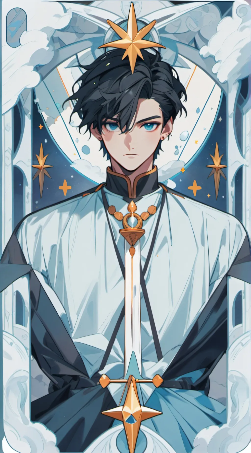 ai character: The gacha meme background