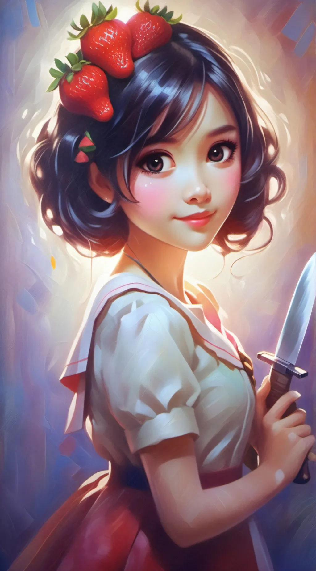 ai character: Miss Bloomie background