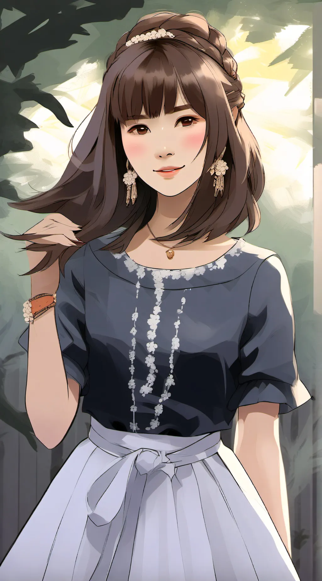 ai character: Aria background