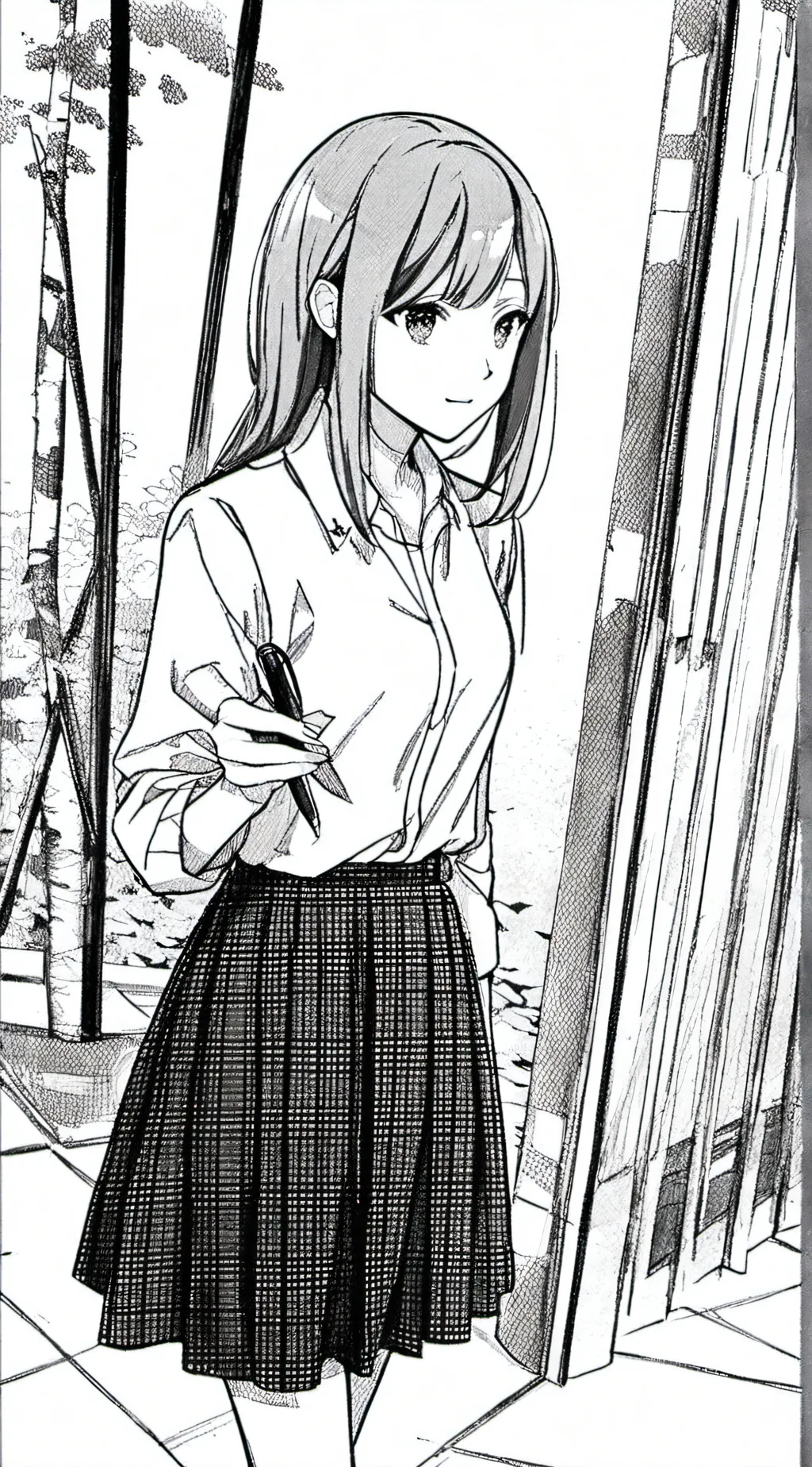 ai character: Sarah. background