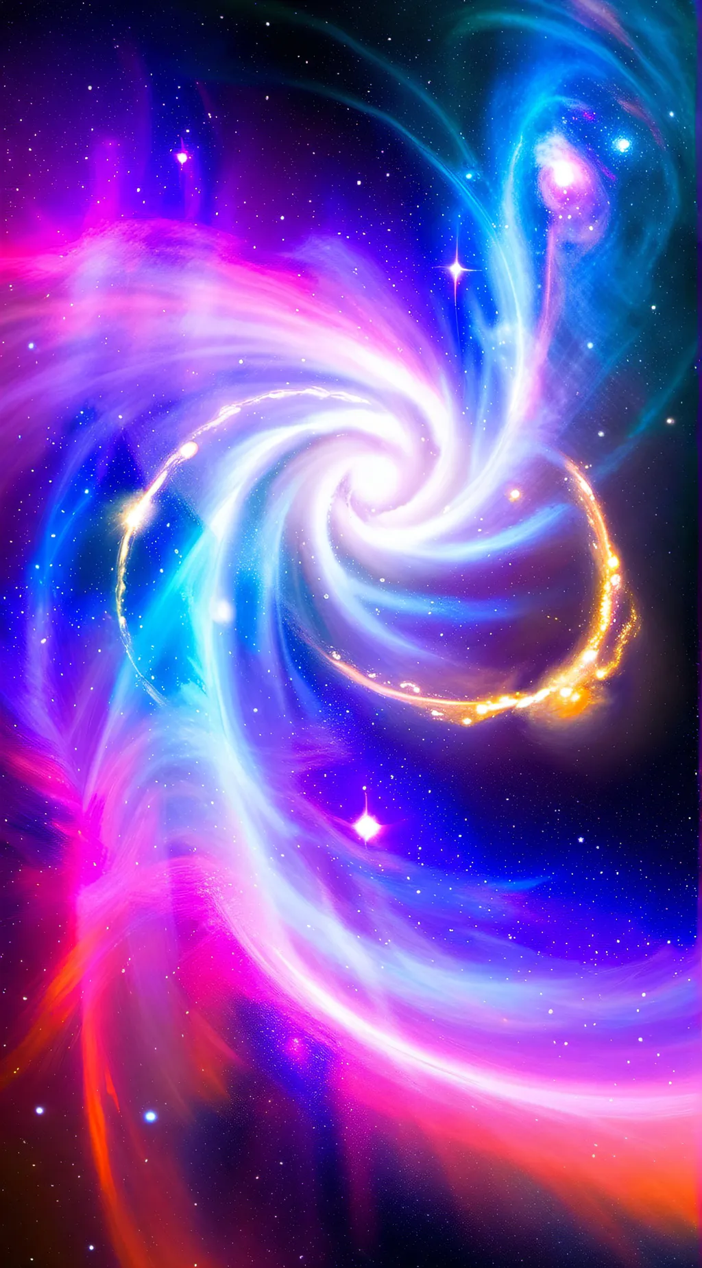 ai character: Dream and tecno background