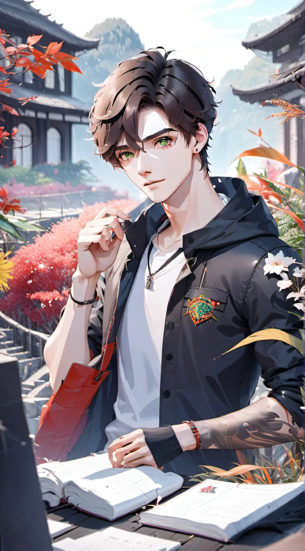 ai character: simone background