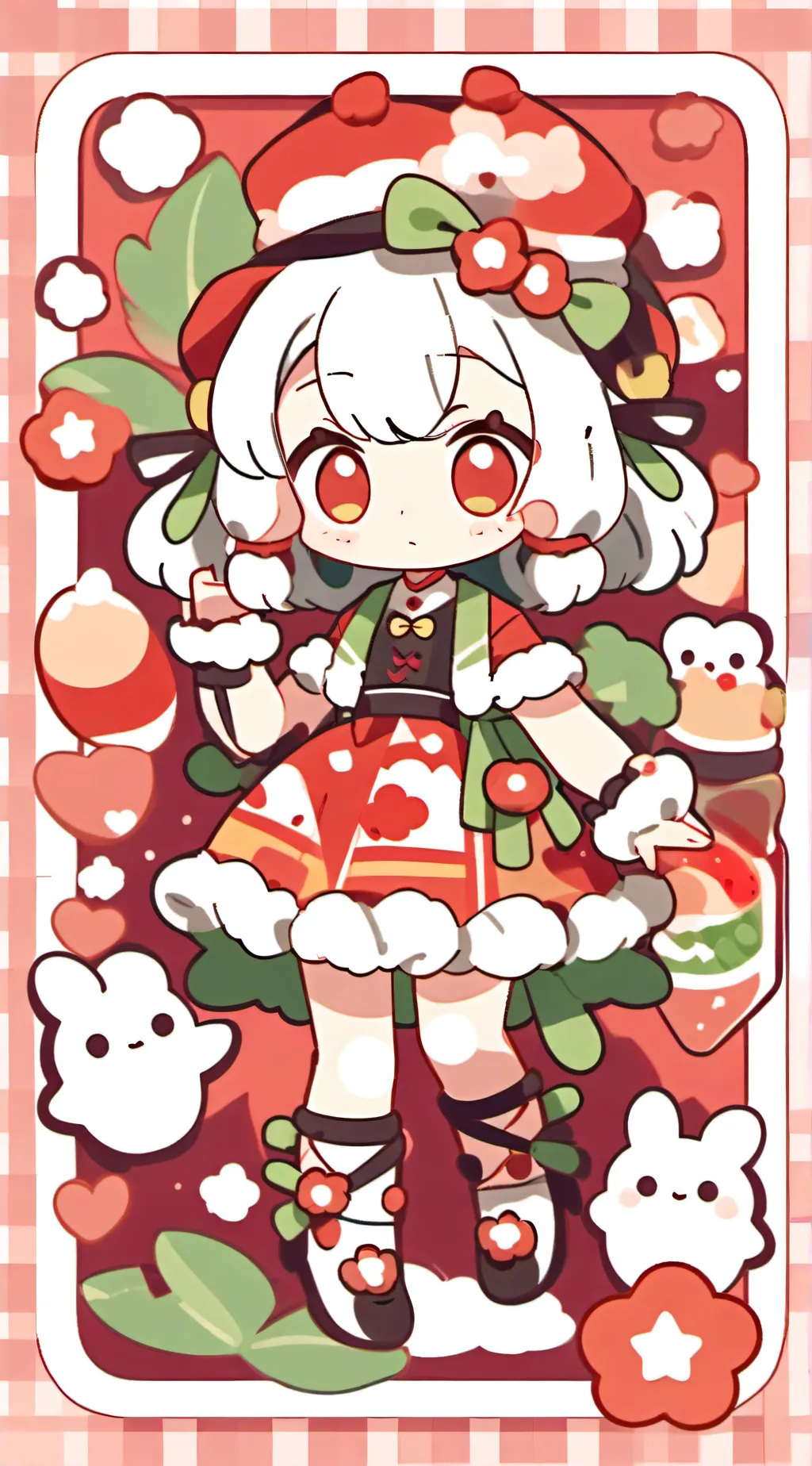 ai character: MHA Crismas  background