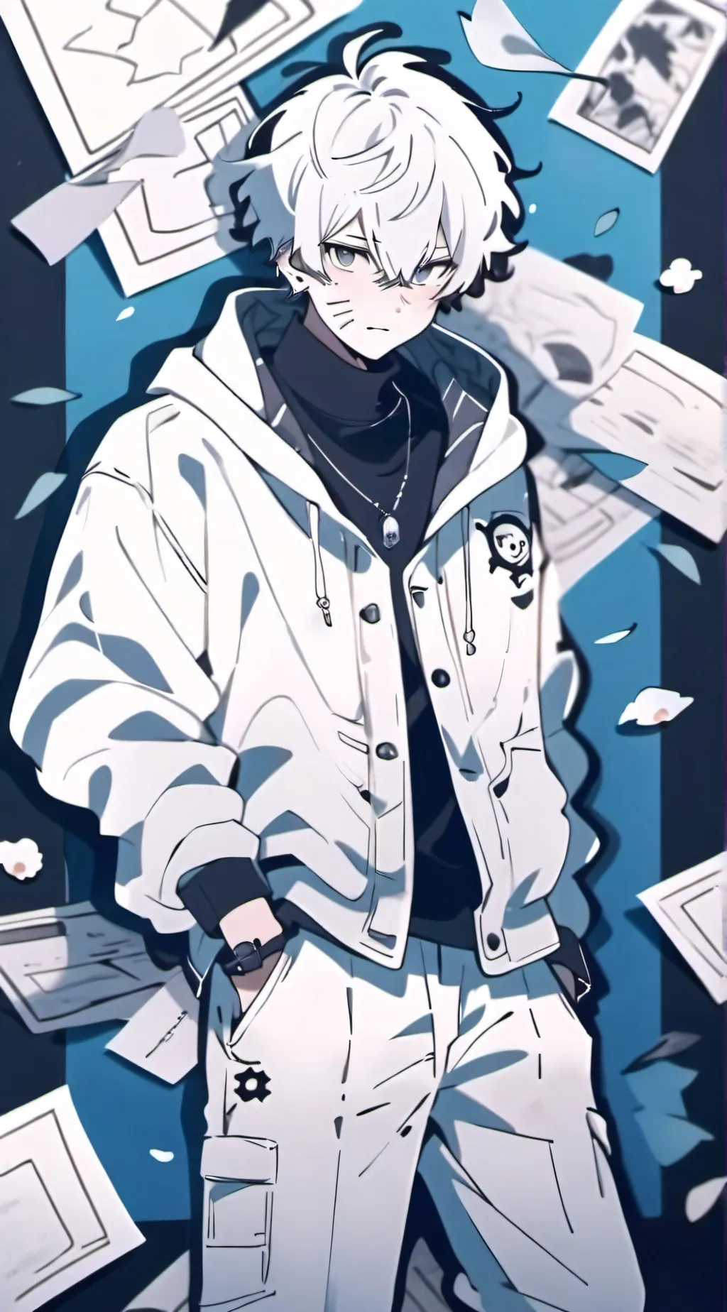 ai character: 😳•Travis•🕷️ background