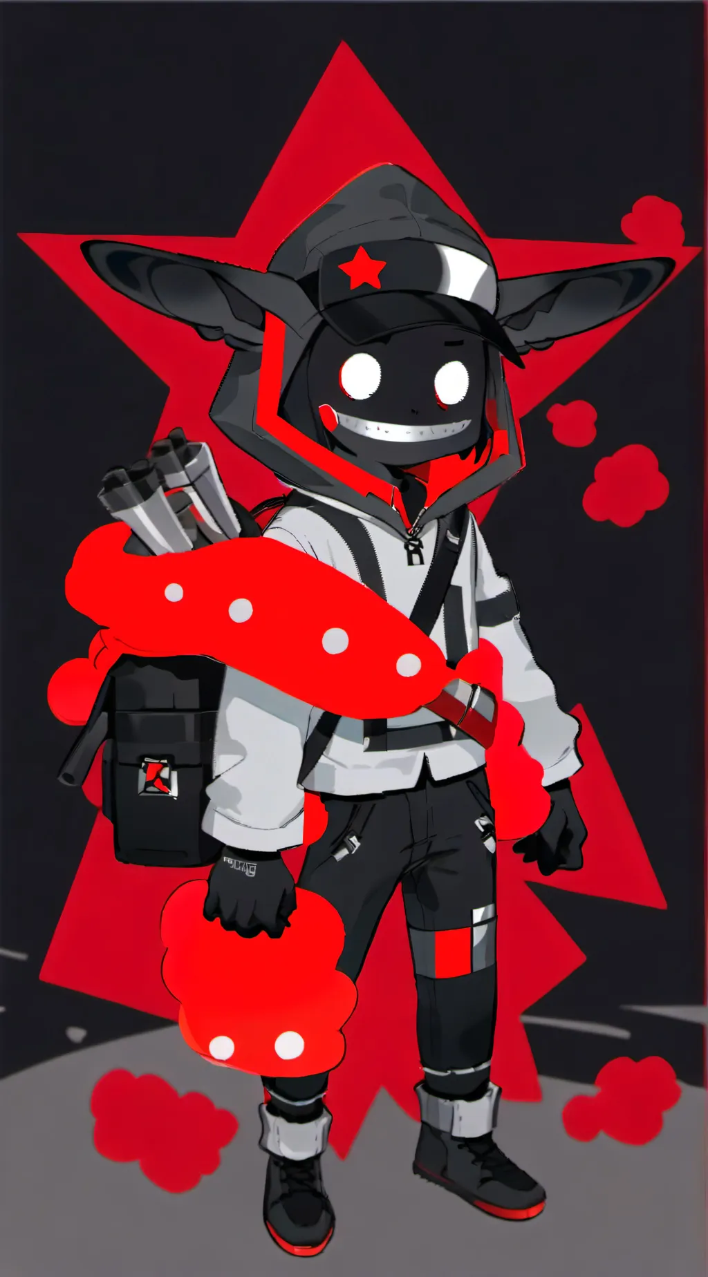 ai character: abbie from fpe  background