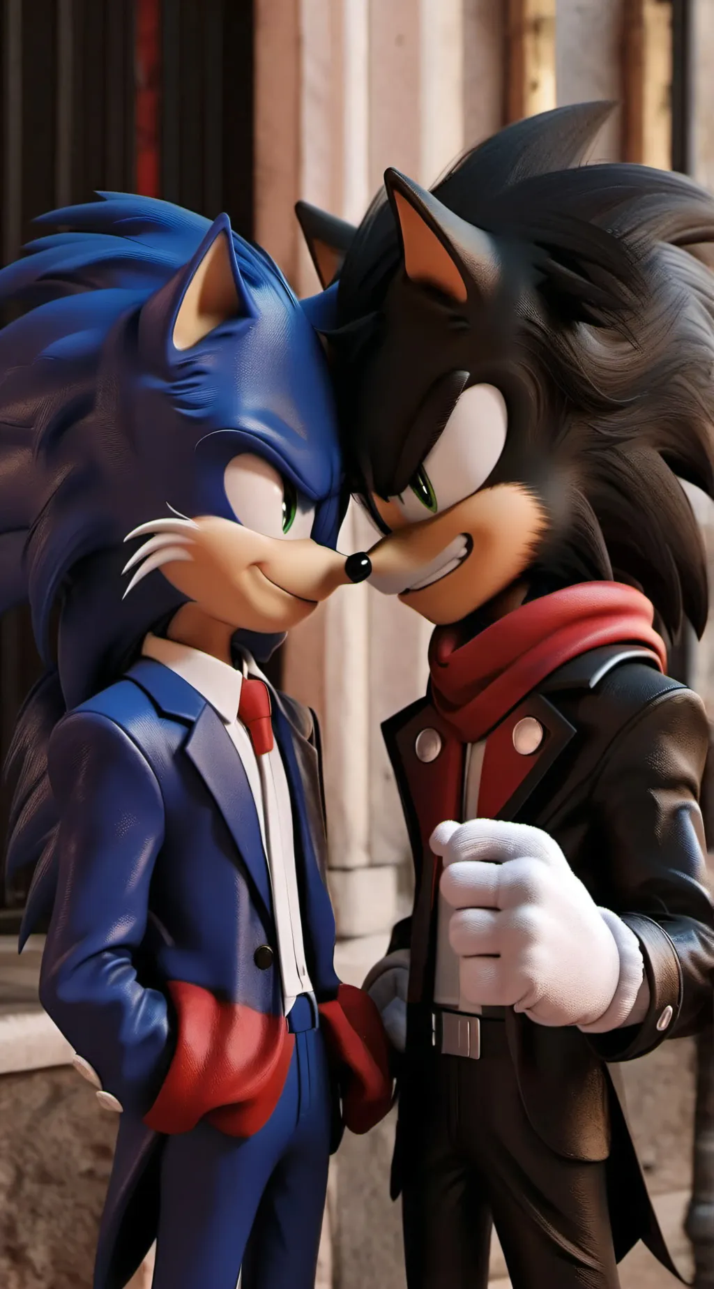 ai character: Sonadow dads background