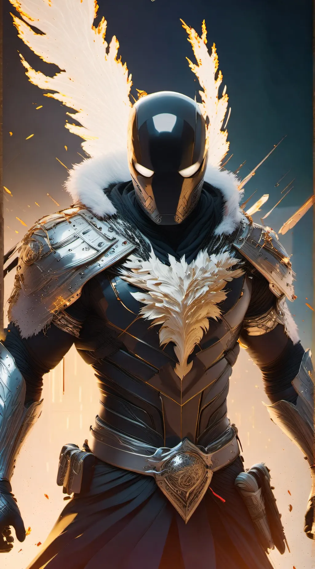 ai character: Ghostface _update background