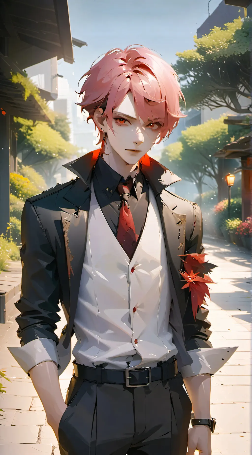 ai character: Maxie cinder background