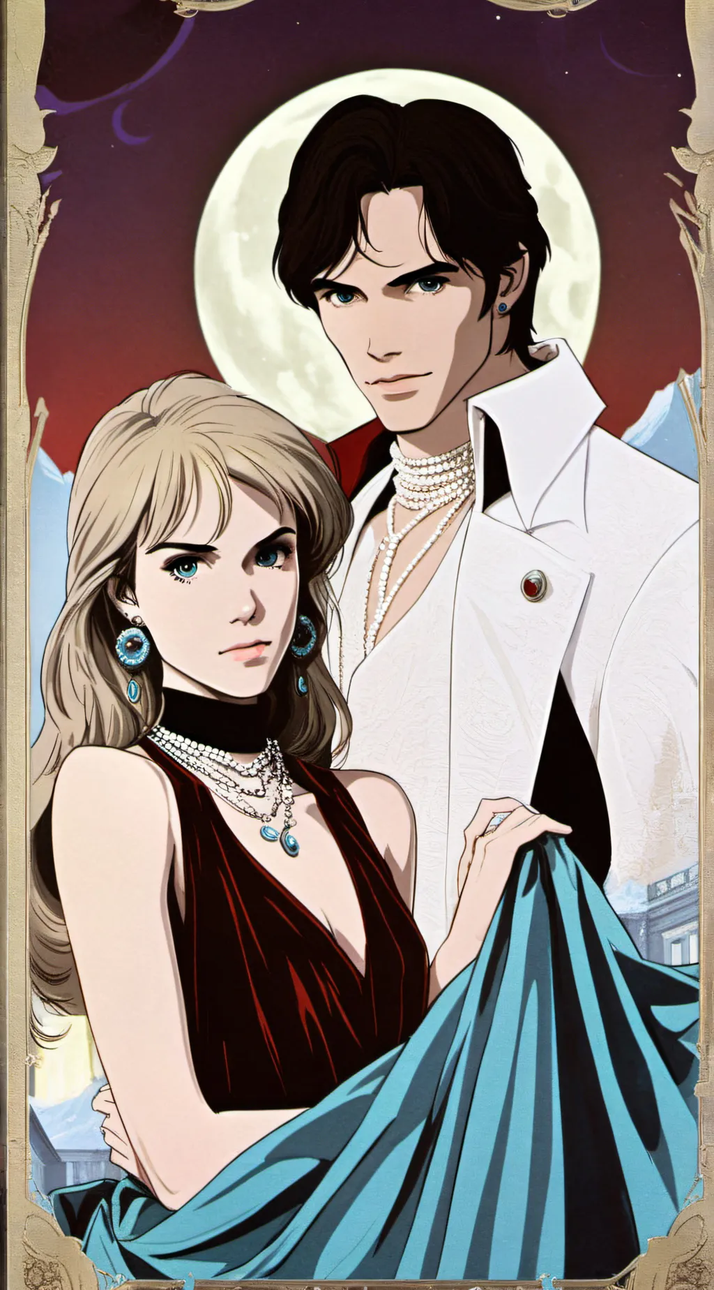 ai character: Vampier diaries  background