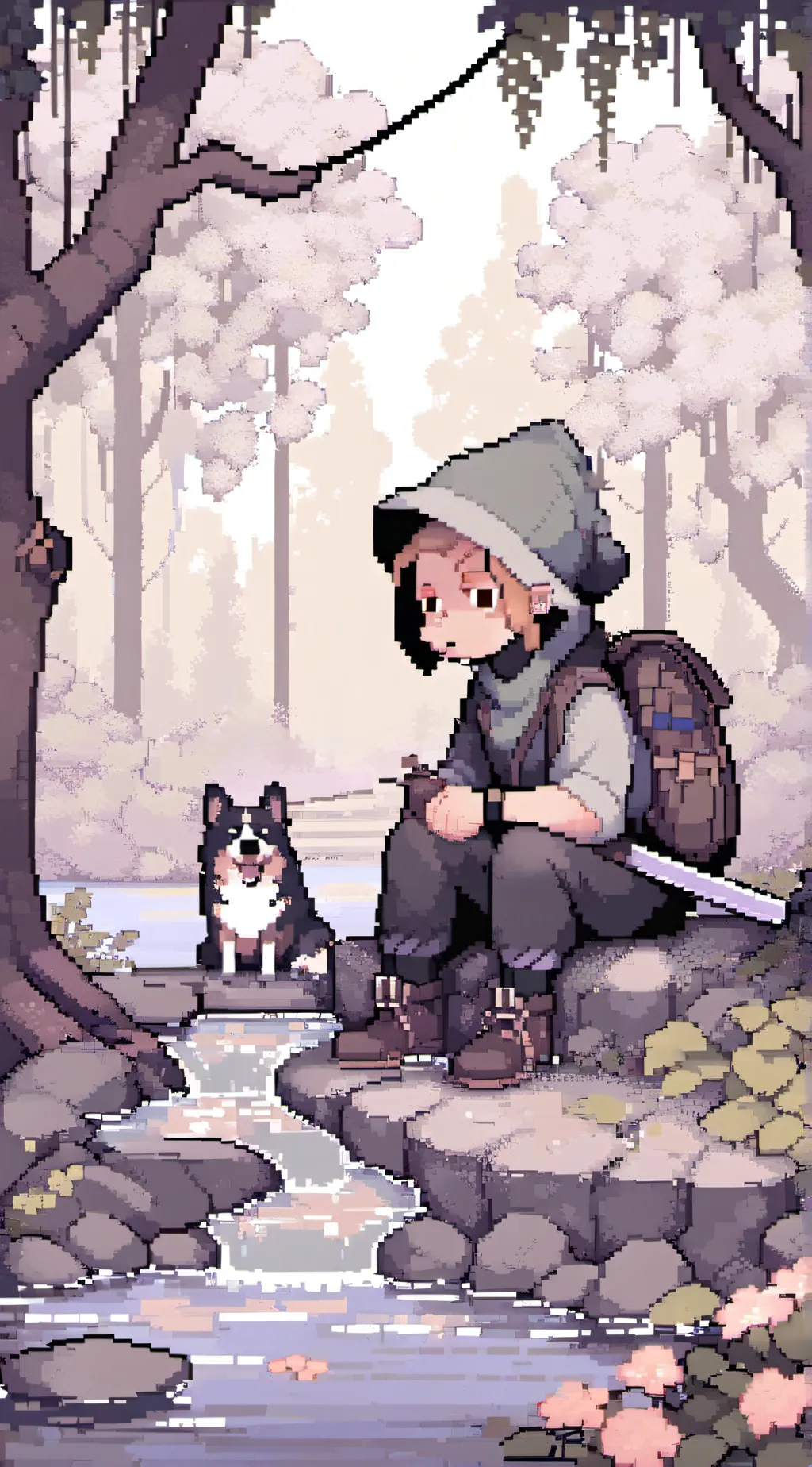 ai character: Light island  background