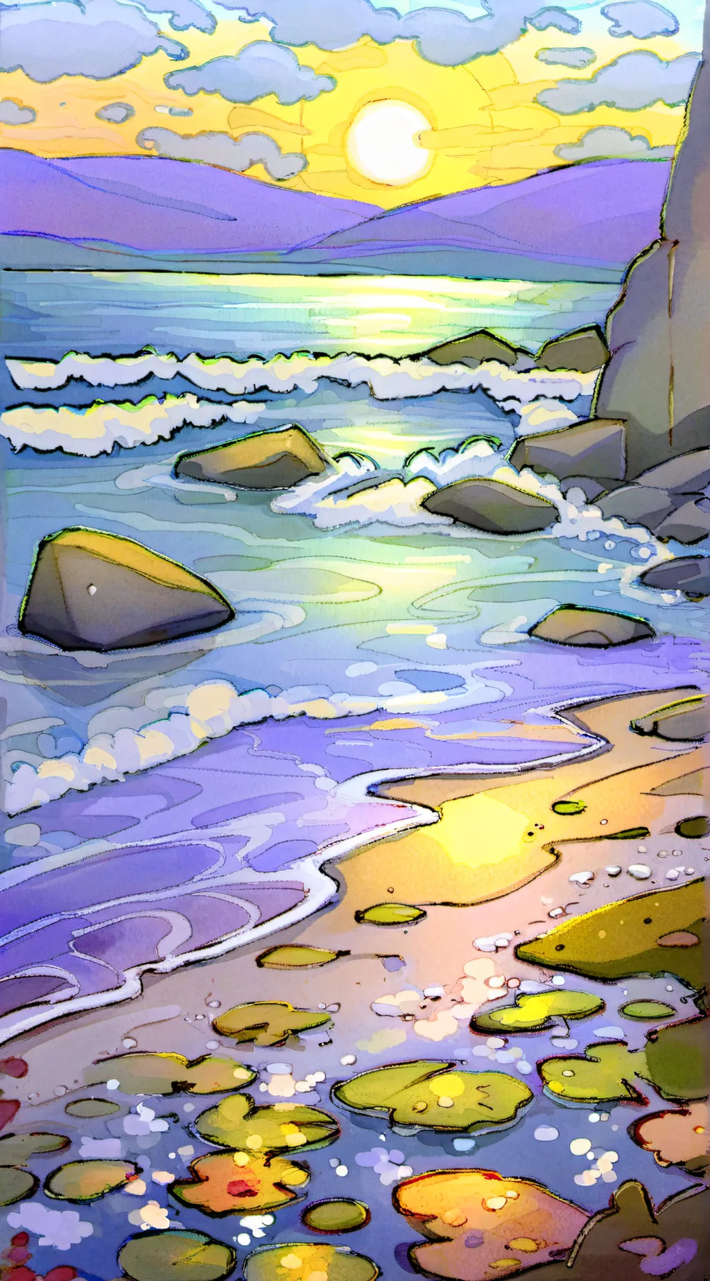 ai character: MHA X KNY background