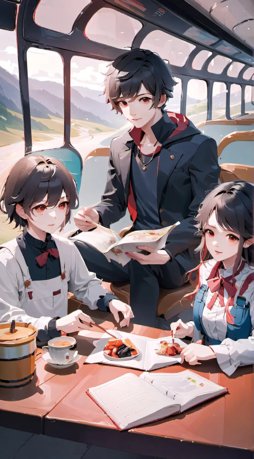 ai character: ✨THE DARKTEAM✨ background