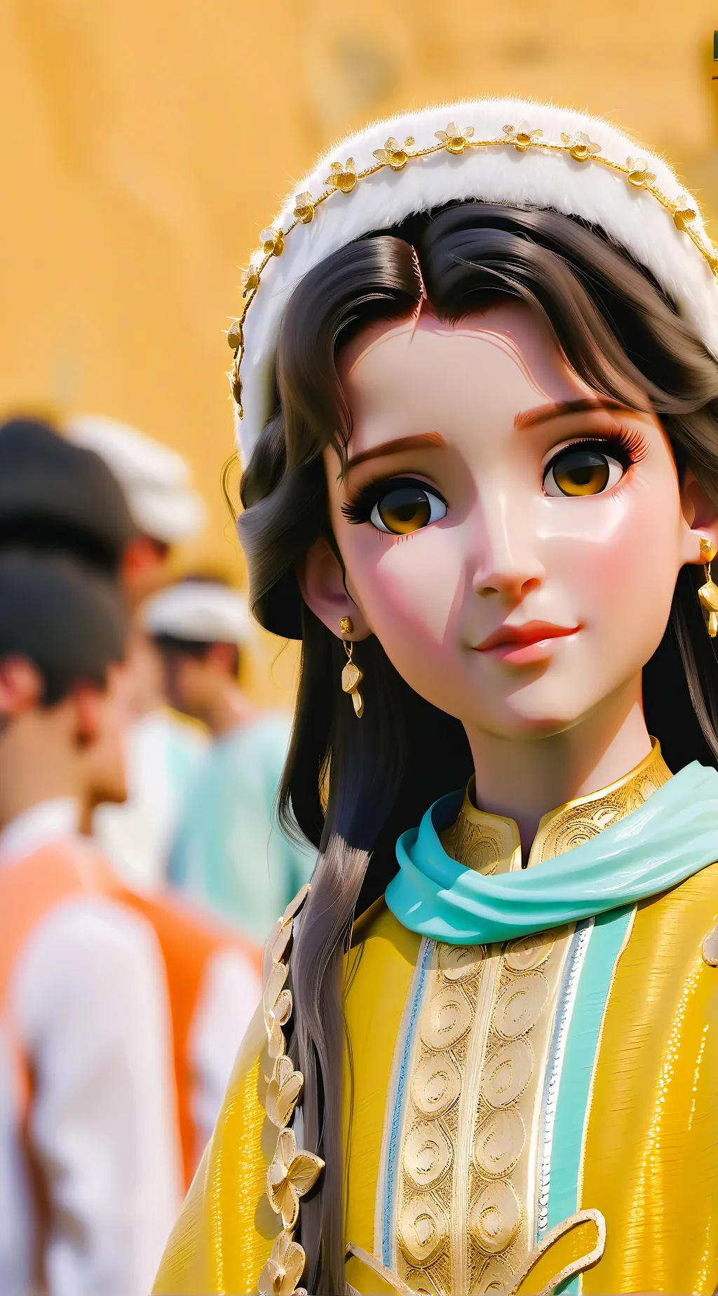 ai character: amiaela  background