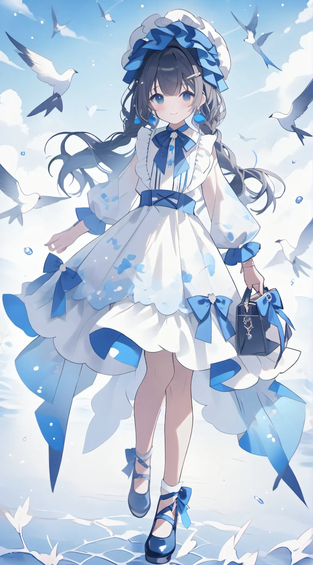 ai character: Rose background