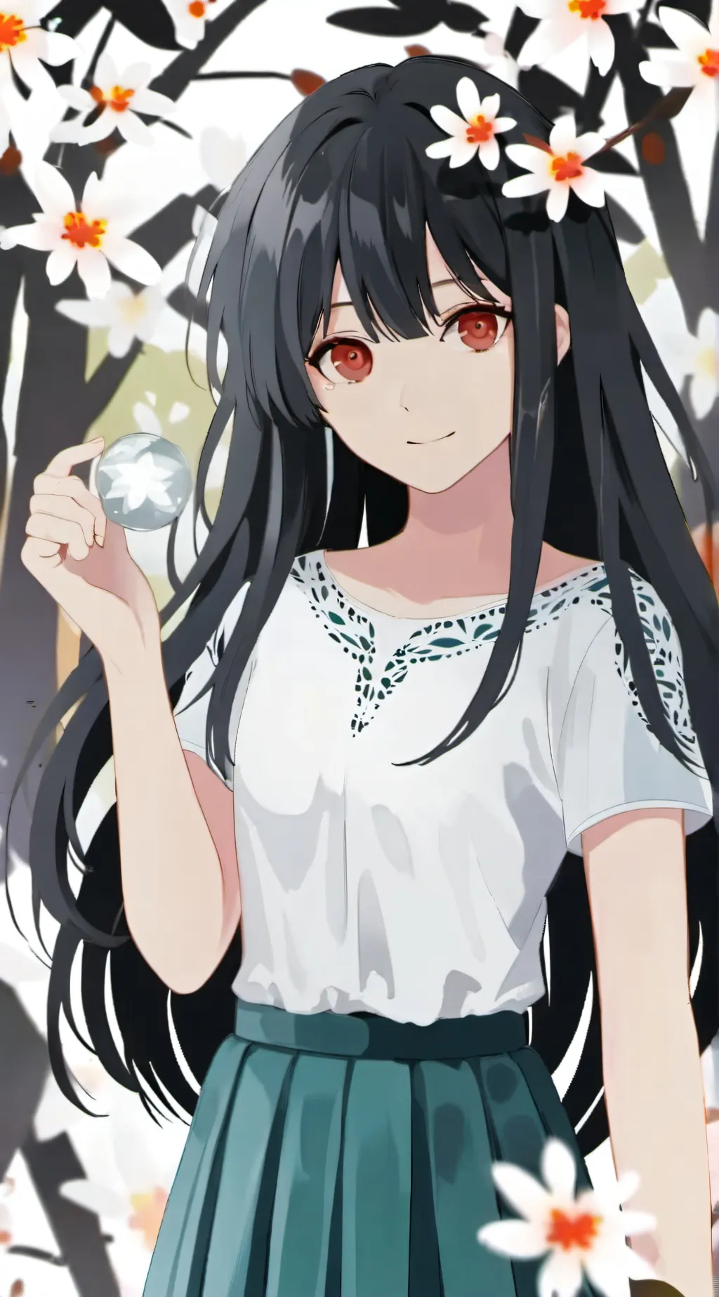 ai character: Nathalie  background