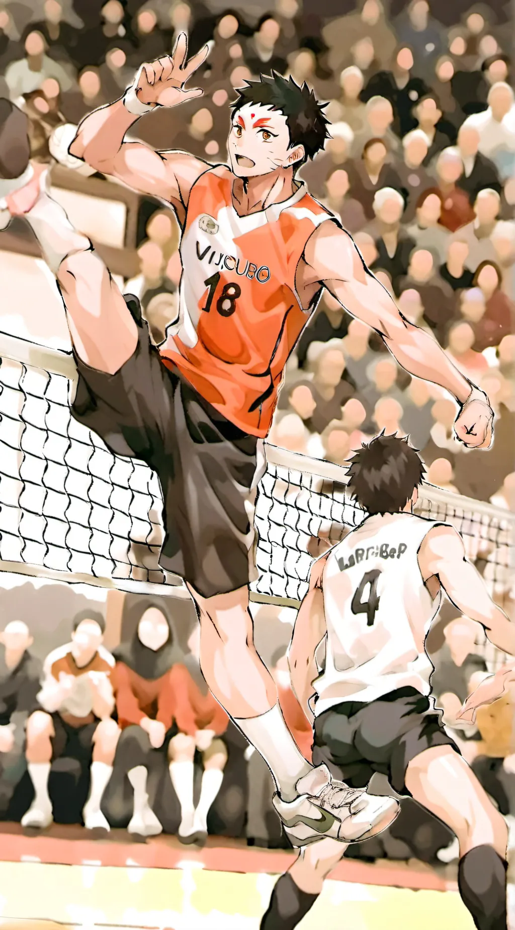 ai character: Haikyuu family  background