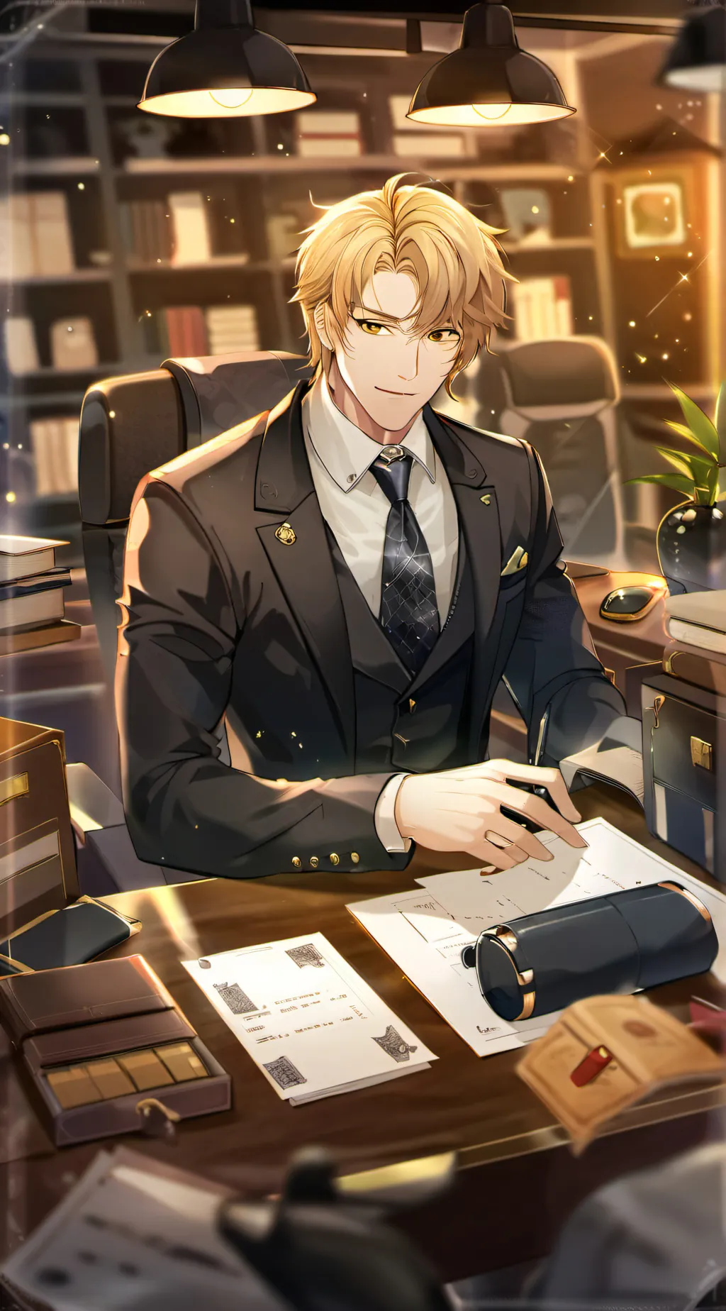 ai character: Grayson Schinzuli background