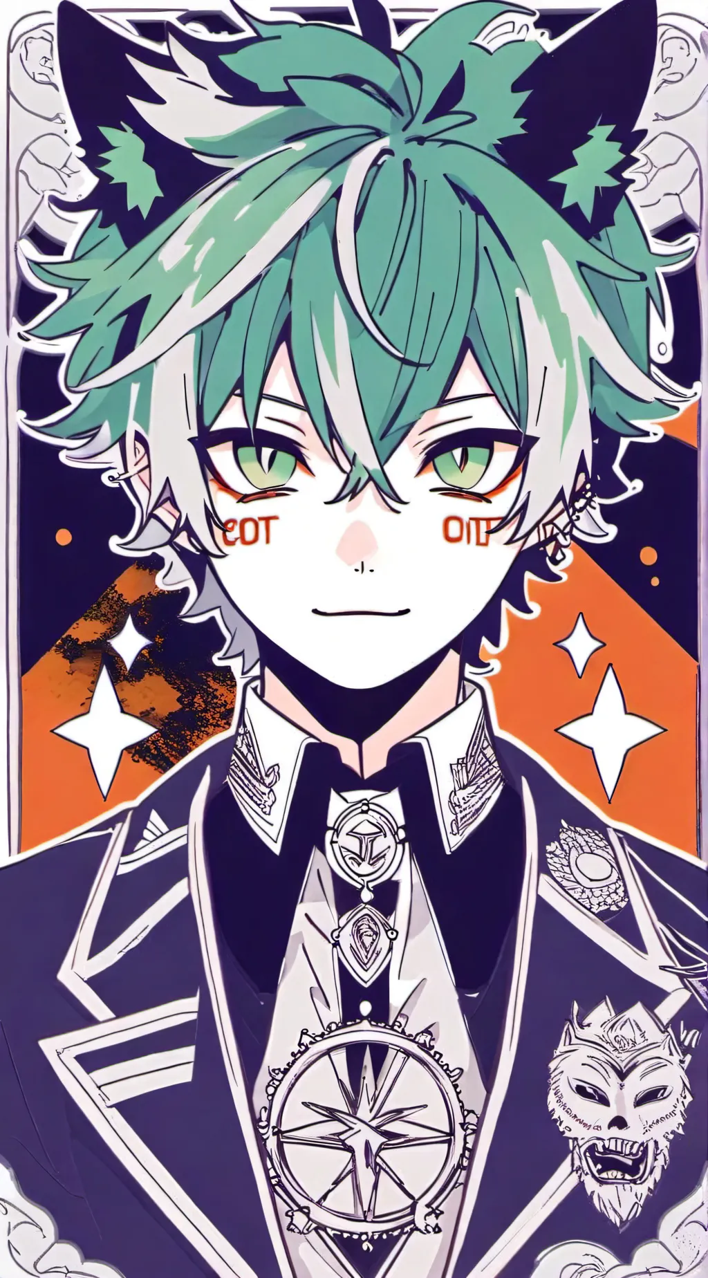 ai character: Deku Fox background