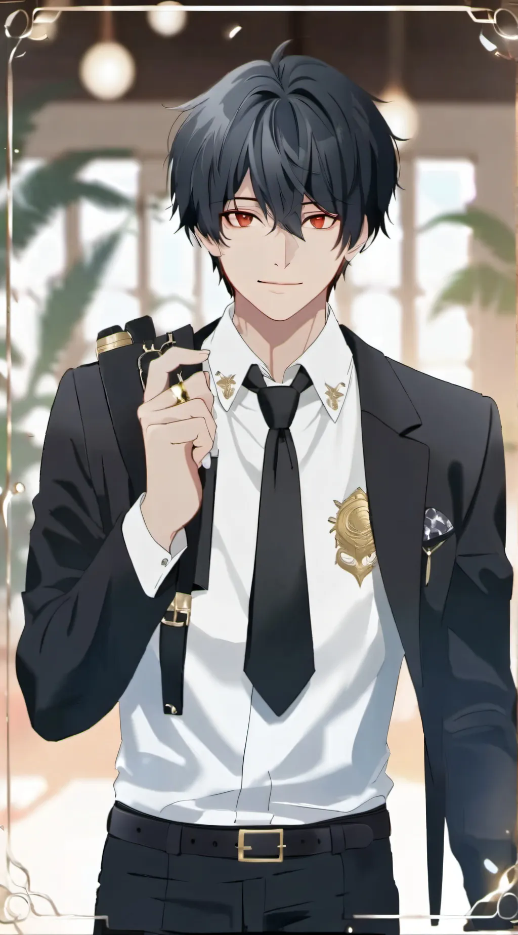 ai character: boy villain MHA background