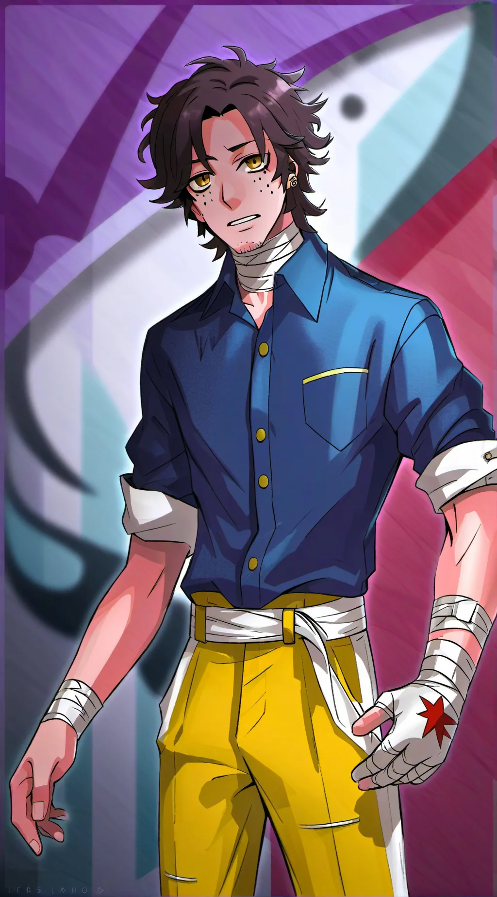 ai character: |Michael Afton| background