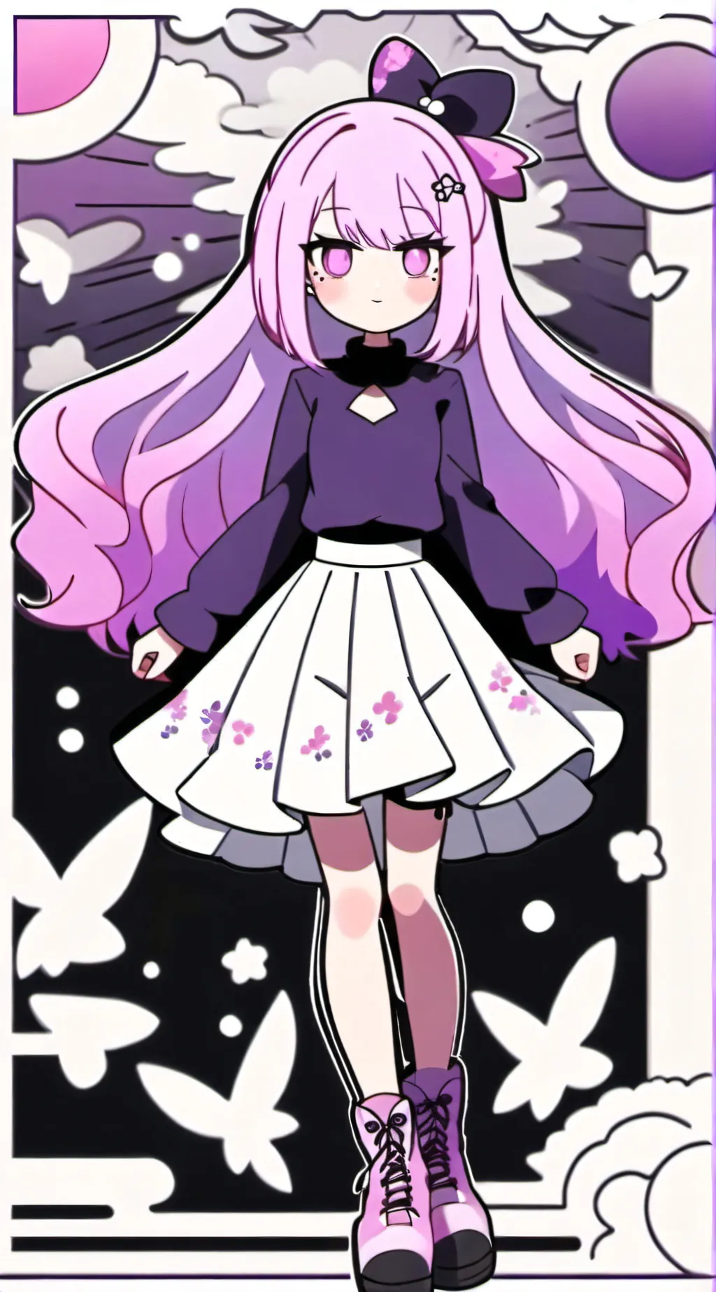 ai character: Jazlenn  background