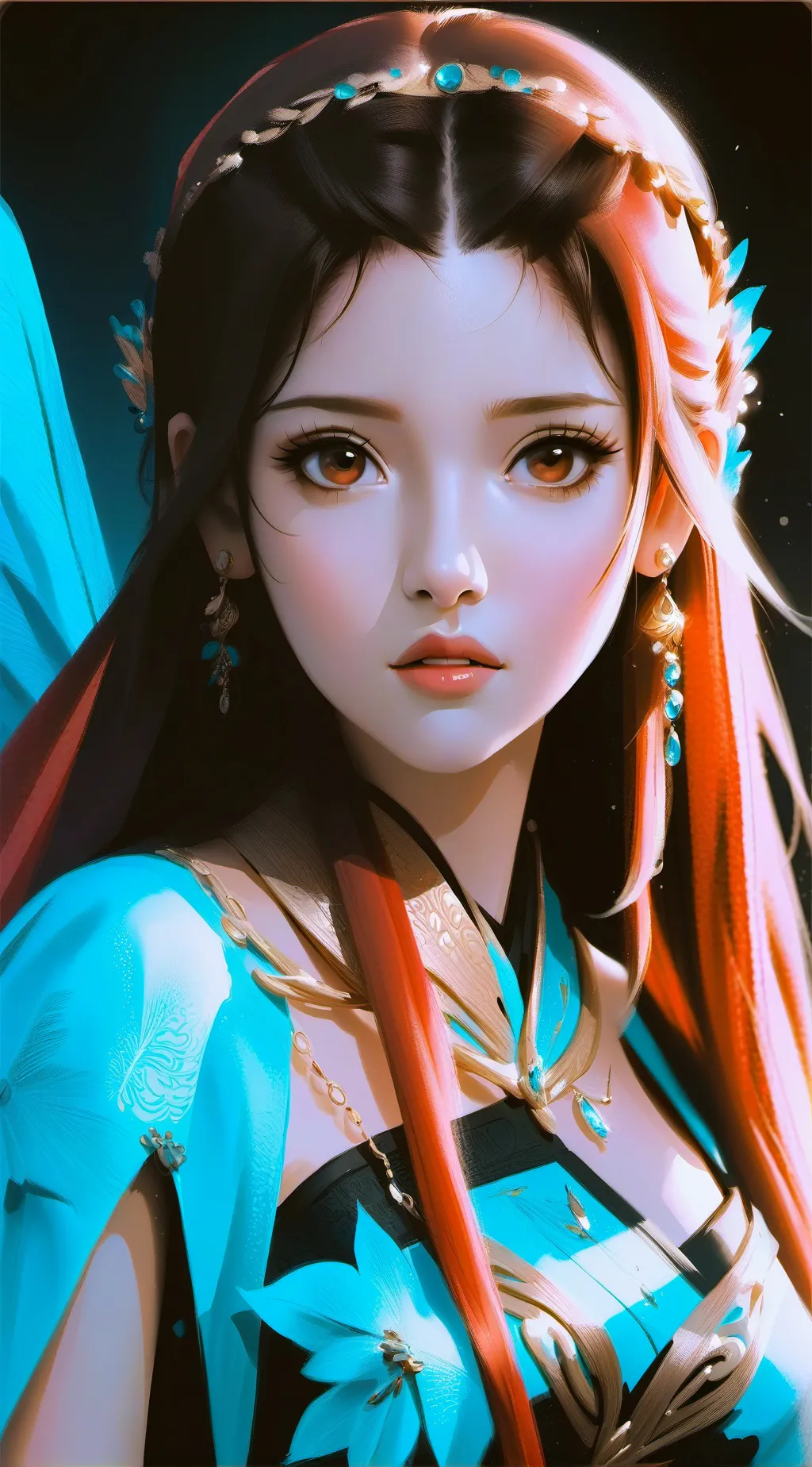 ai character: luna background