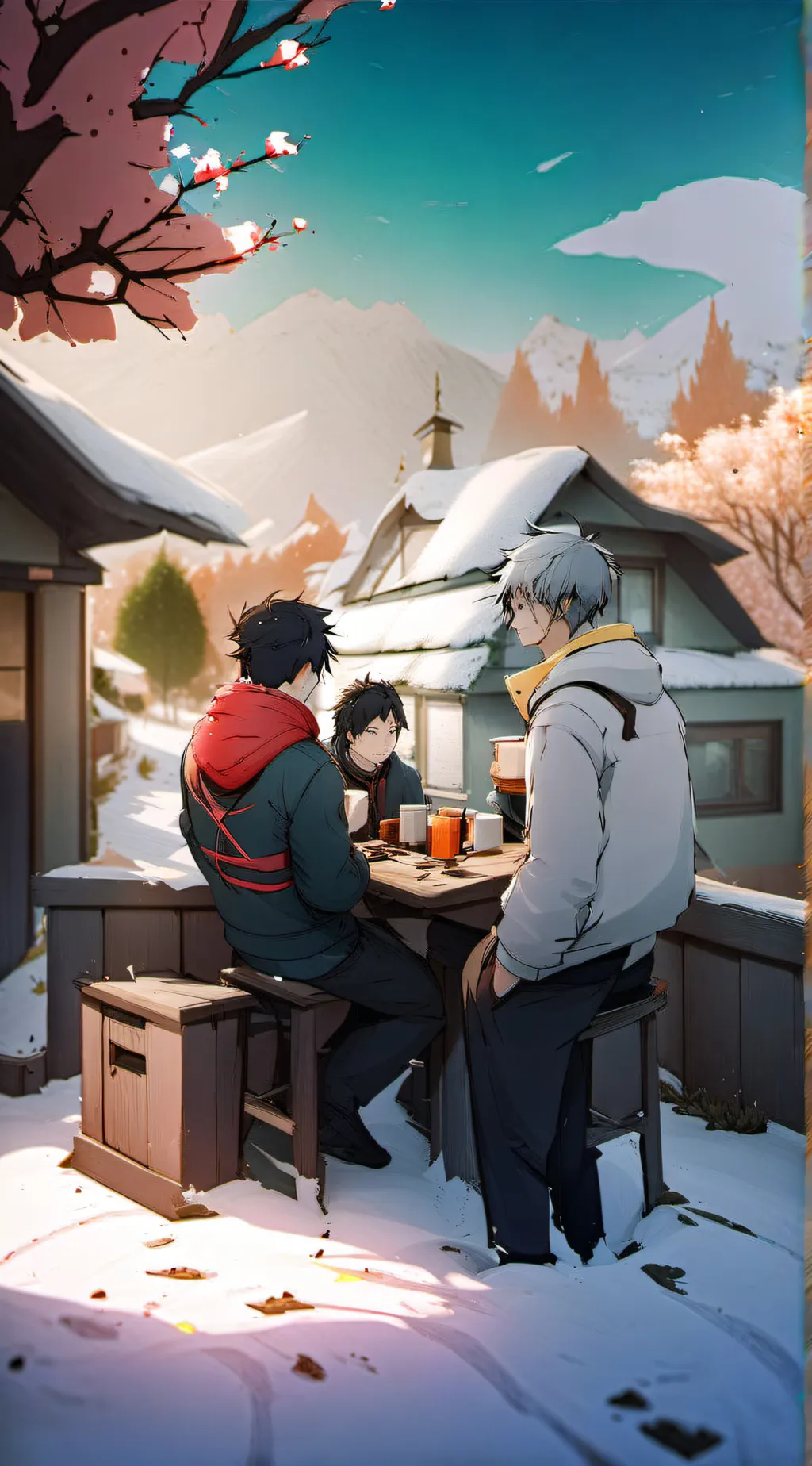 ai character: 3 boys summond you background