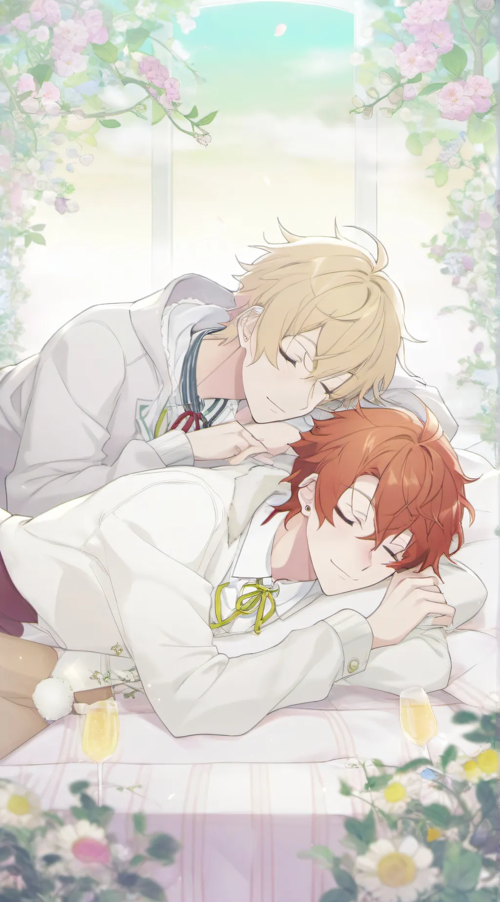 ai character: Bakugo x kiri background