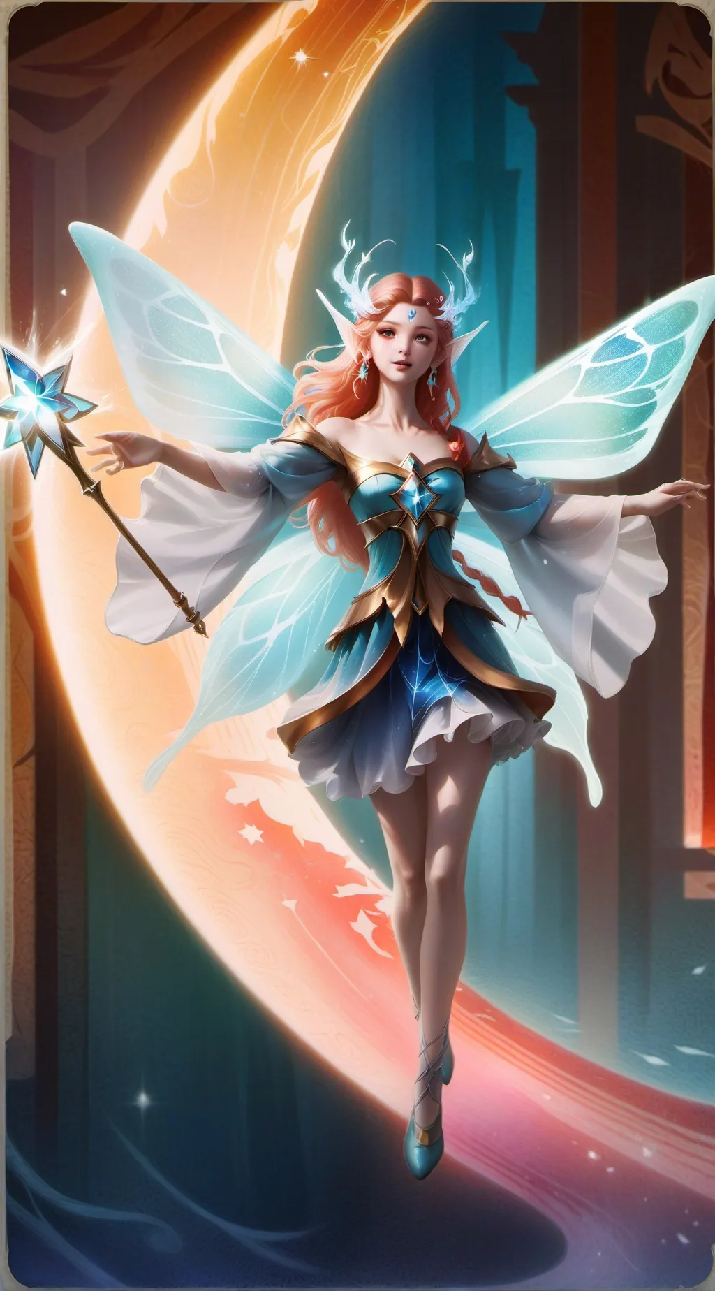 ai character: Fairy  background