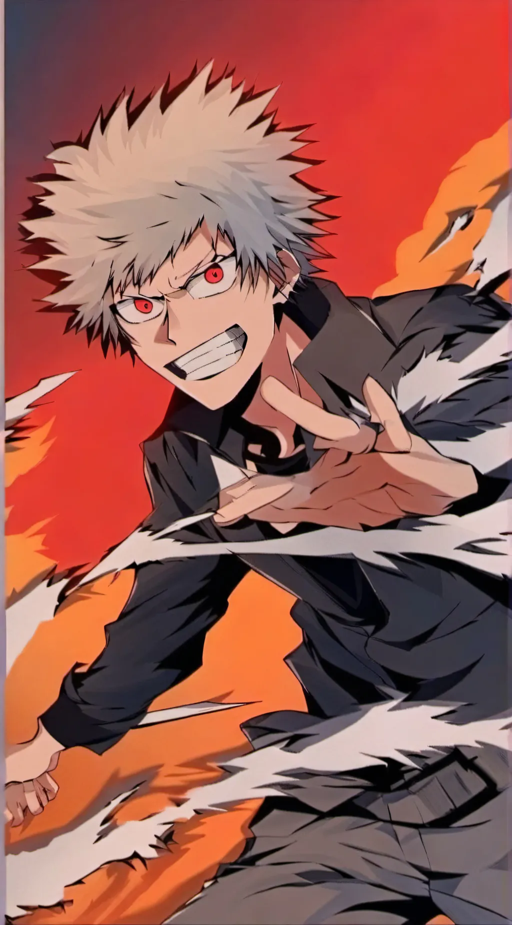 ai character: katsuki and kiri background