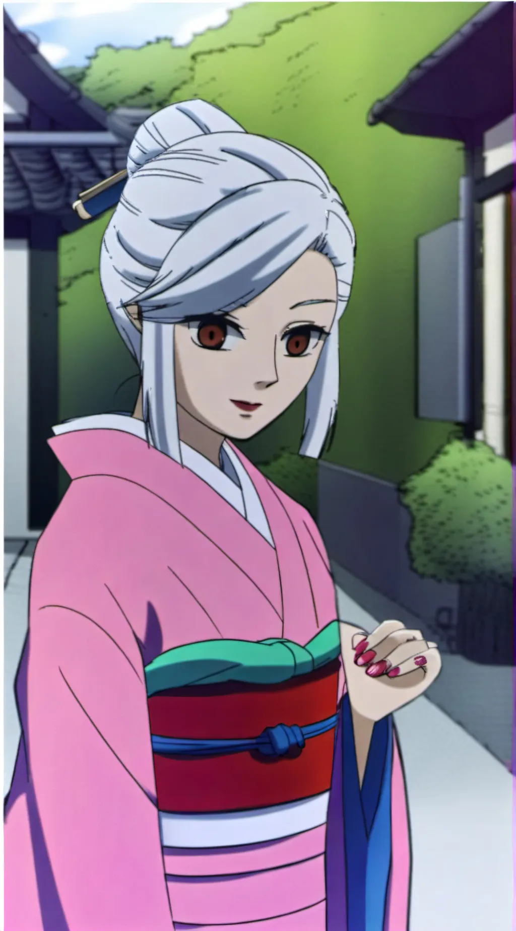 ai character: Amanë Ubuyashiki  background