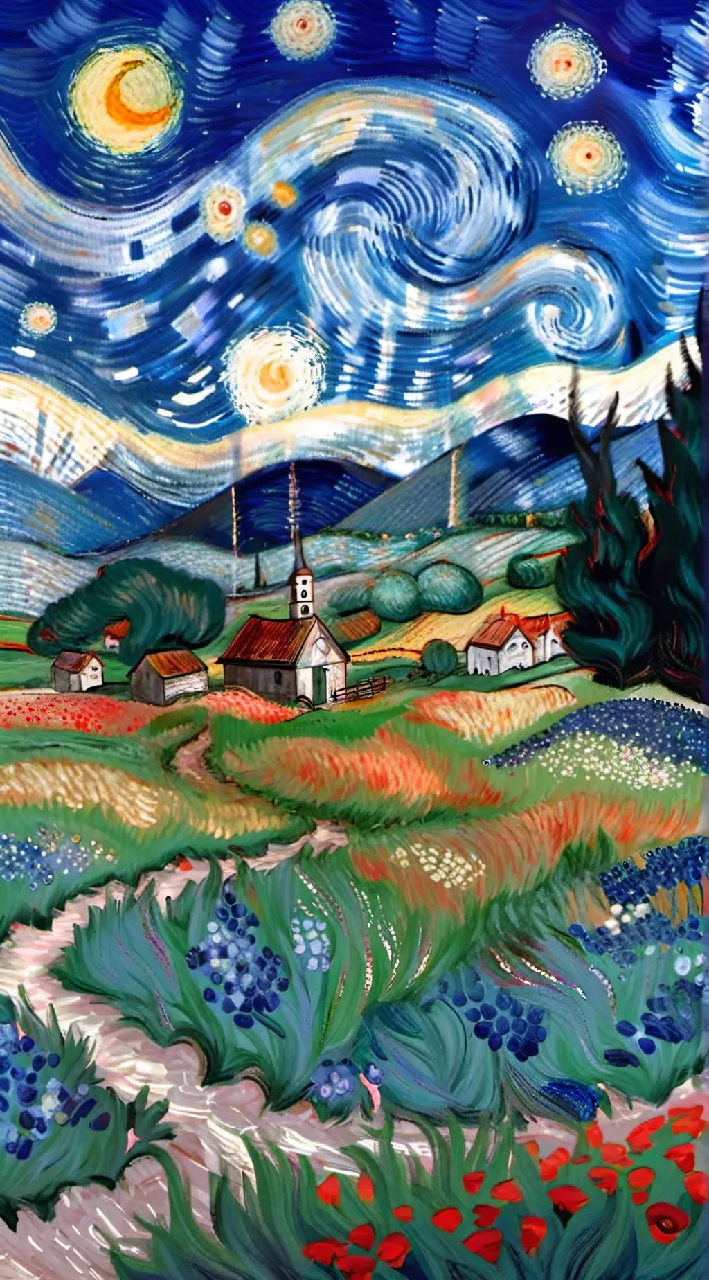 ai character: Dandys world  background