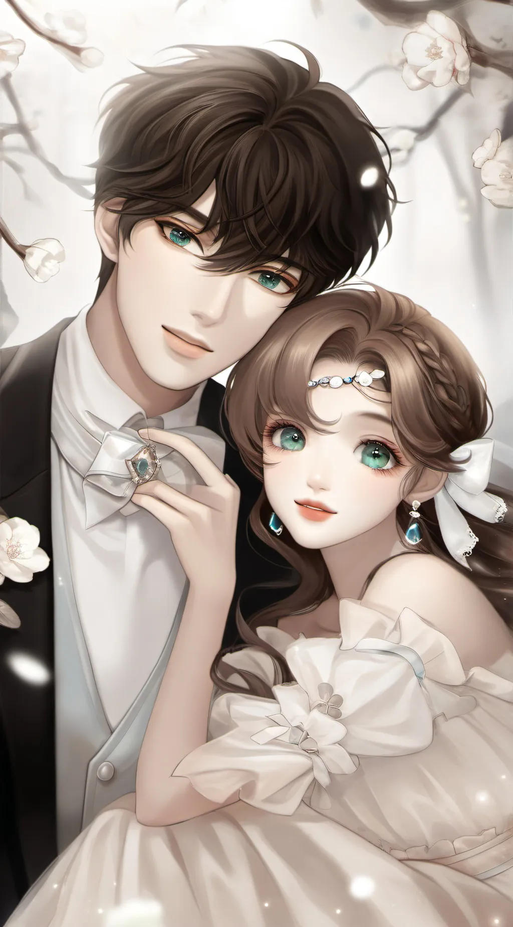 ai character: Cody&Violet background