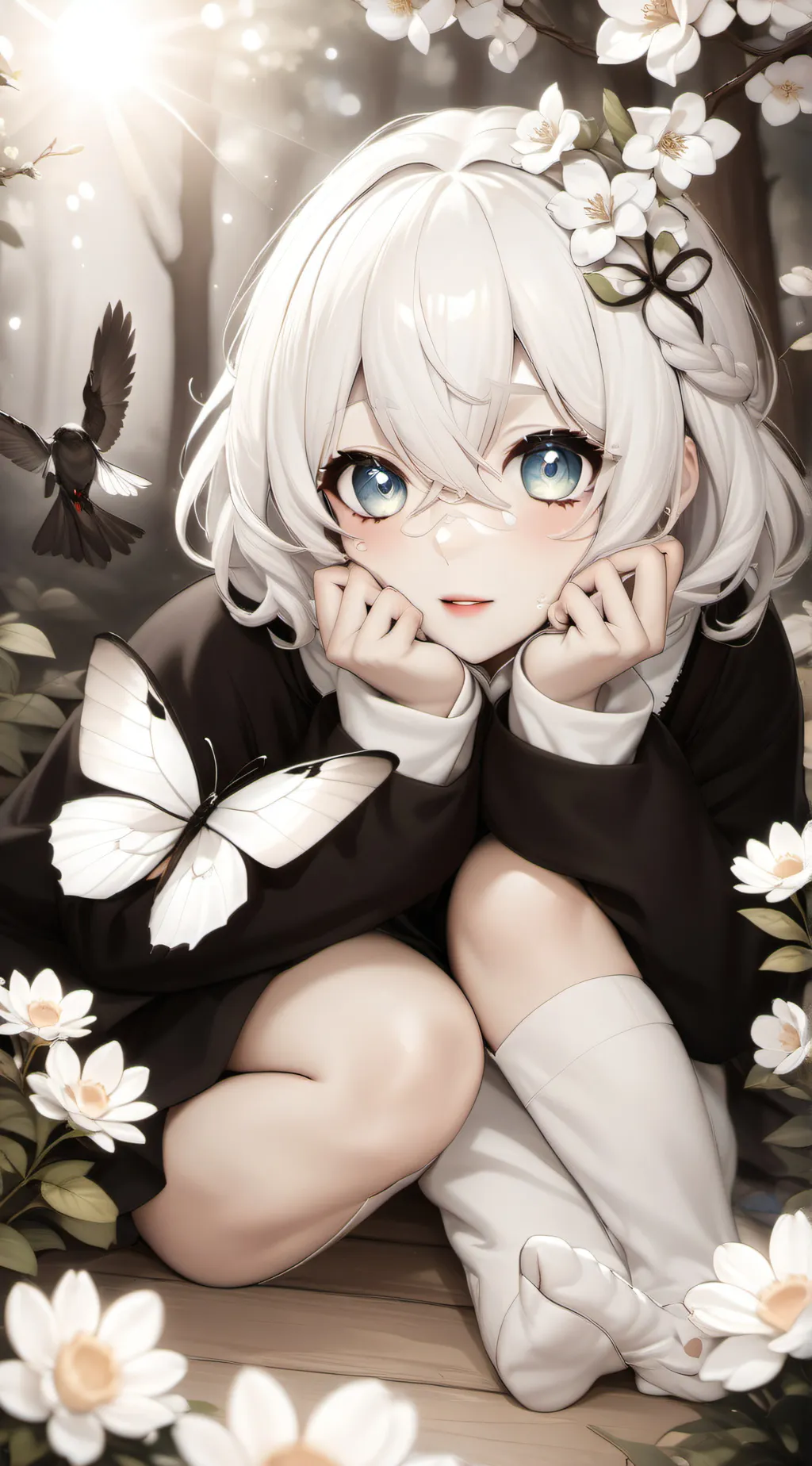 ai character: Luna background