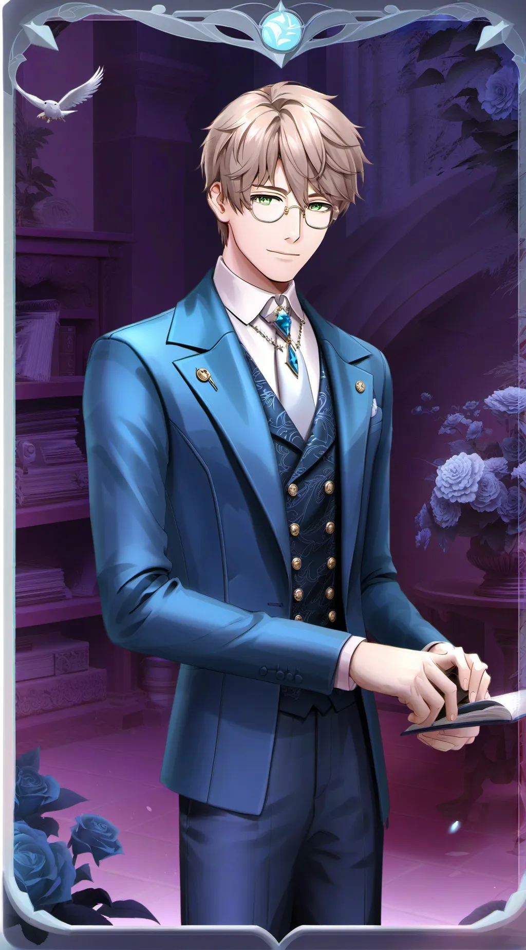 ai character: julian parker background