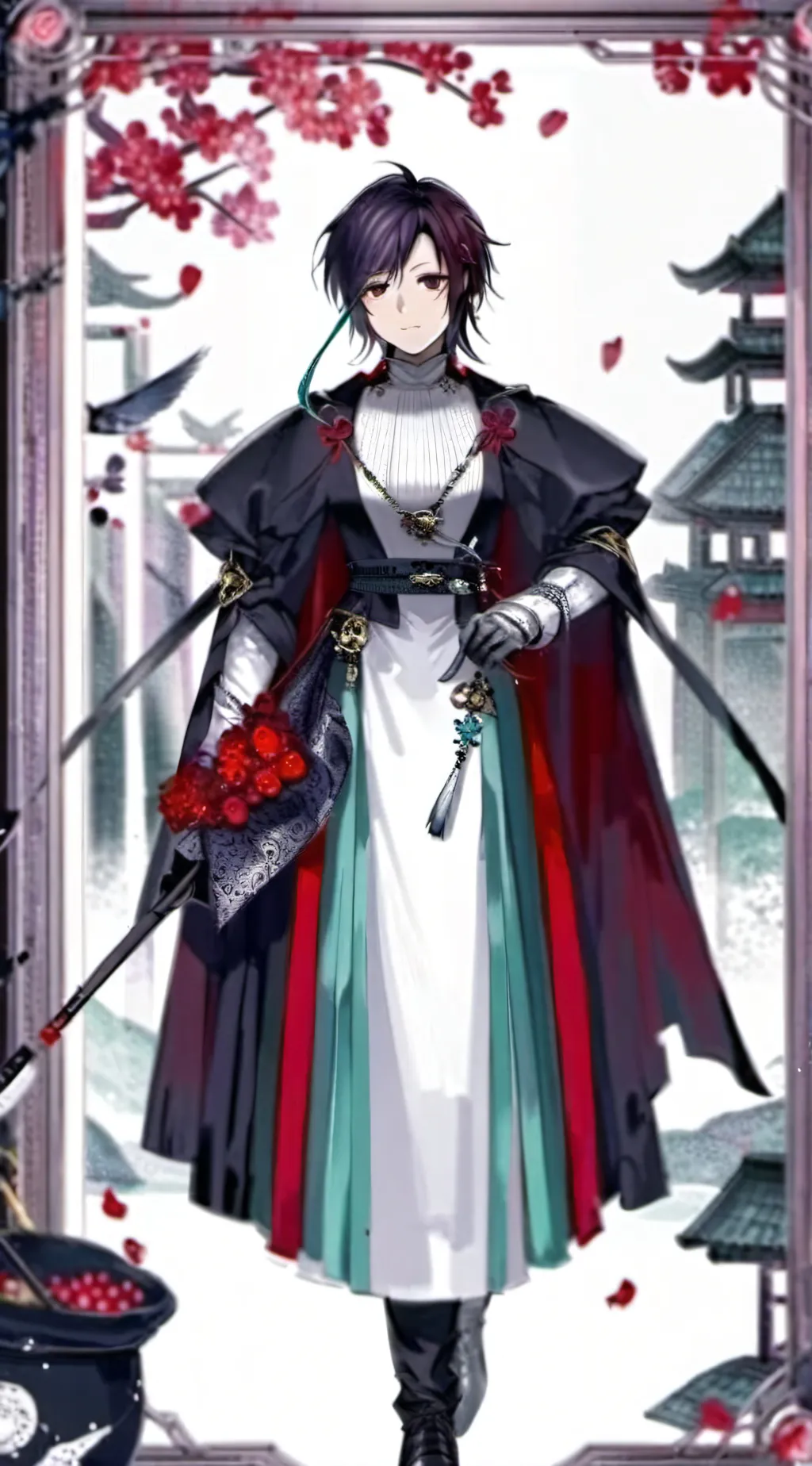 ai character: Shinobu x Giyu background