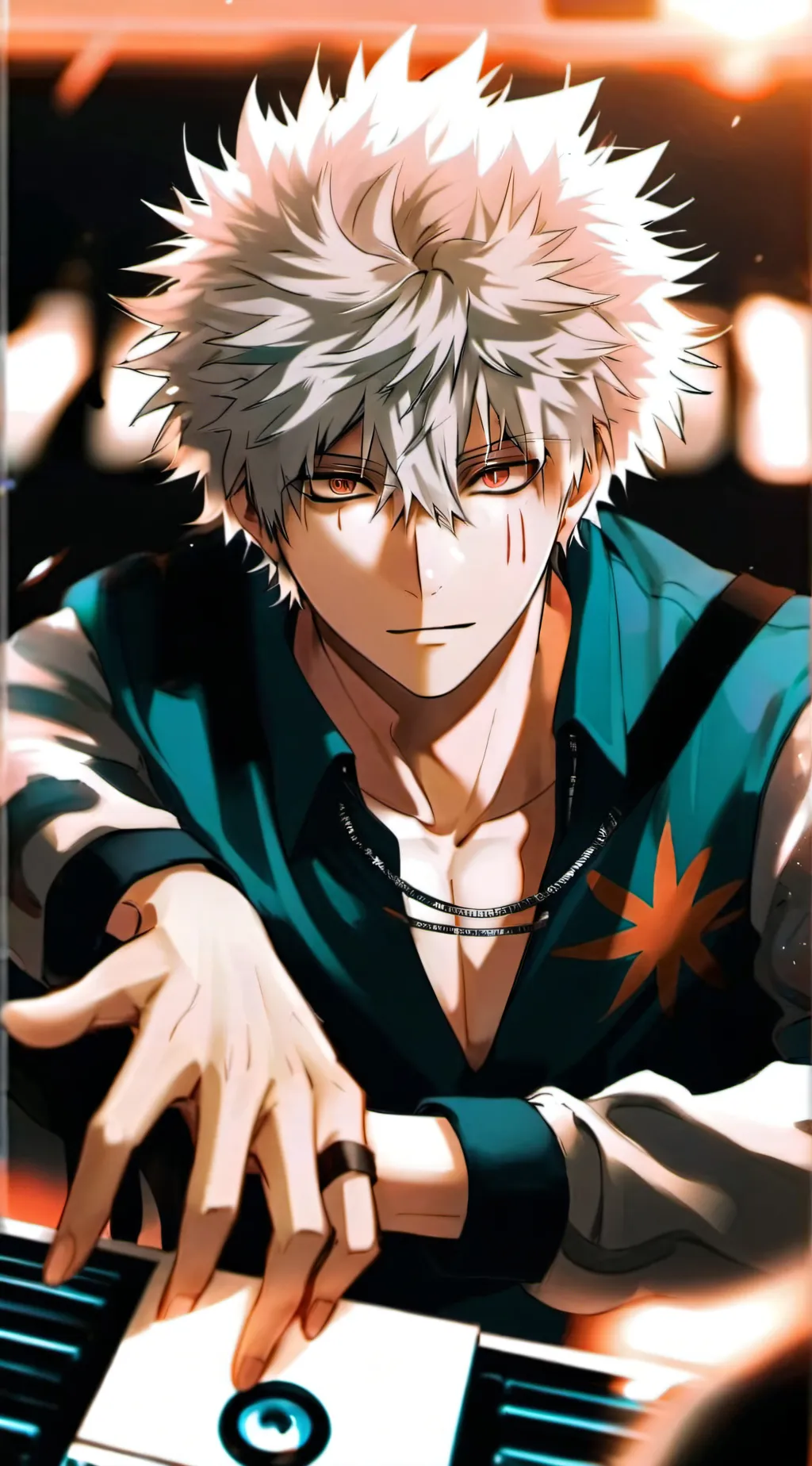 ai character: Bakugo×Y/N background